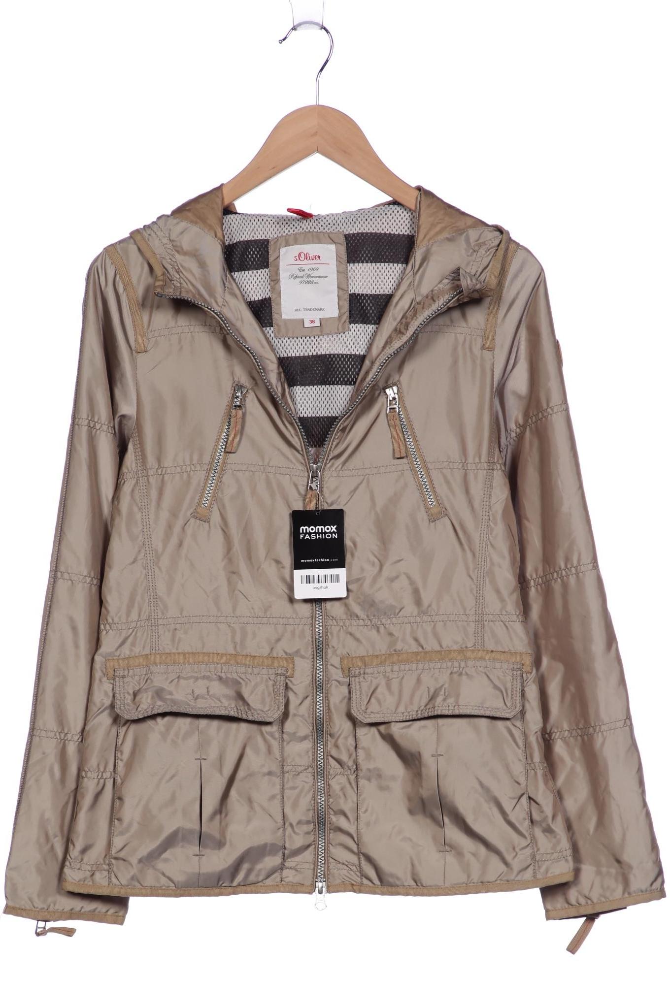 

s.Oliver Damen Jacke, beige, Gr. 38