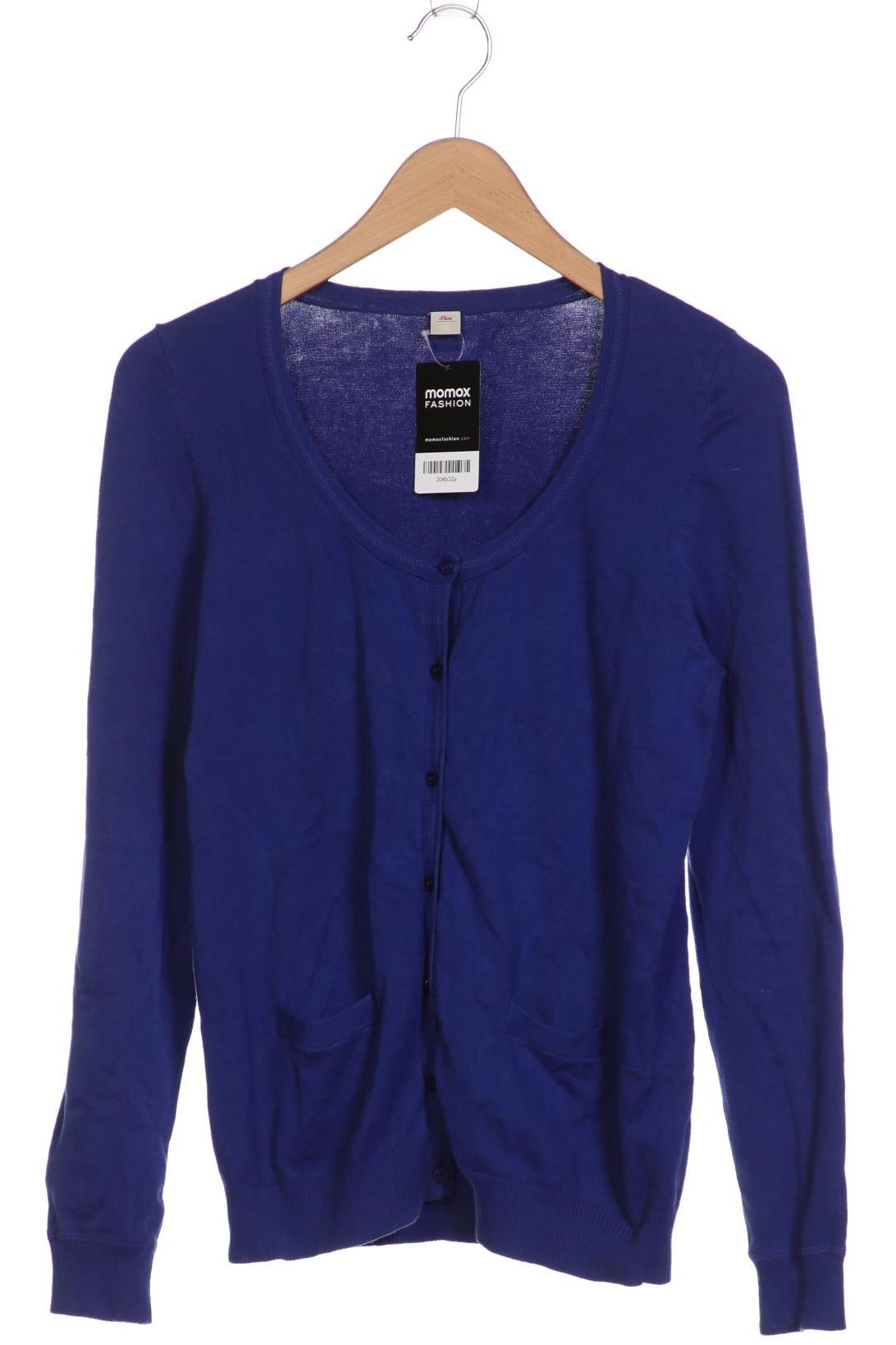 

s.Oliver Damen Strickjacke, marineblau