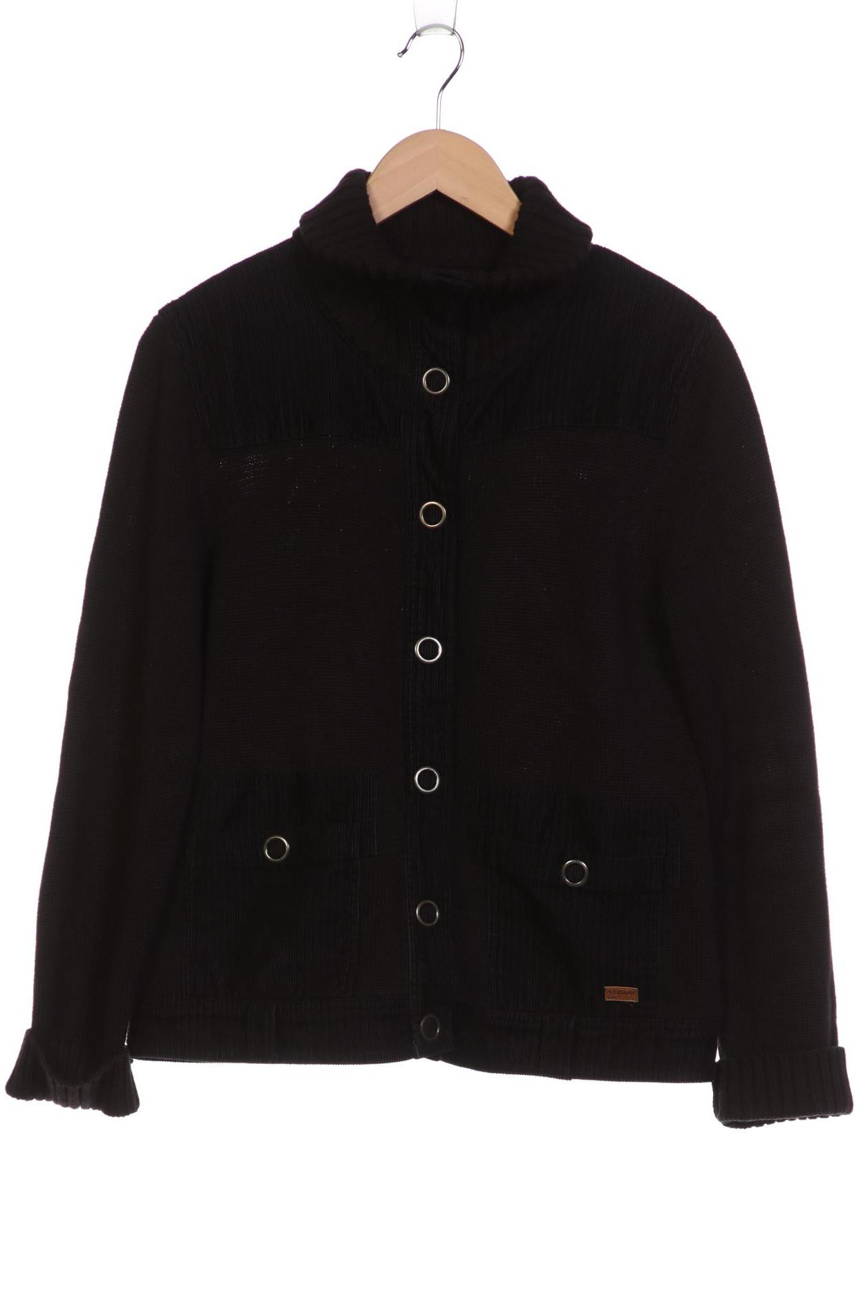 

s.Oliver Damen Strickjacke, schwarz, Gr. 42