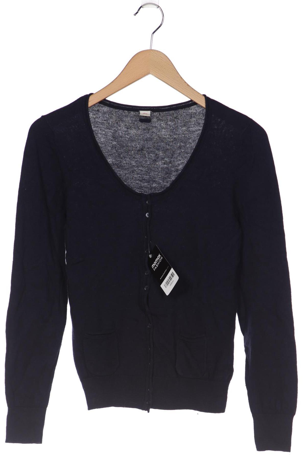 

s.Oliver Damen Strickjacke, marineblau, Gr. 34