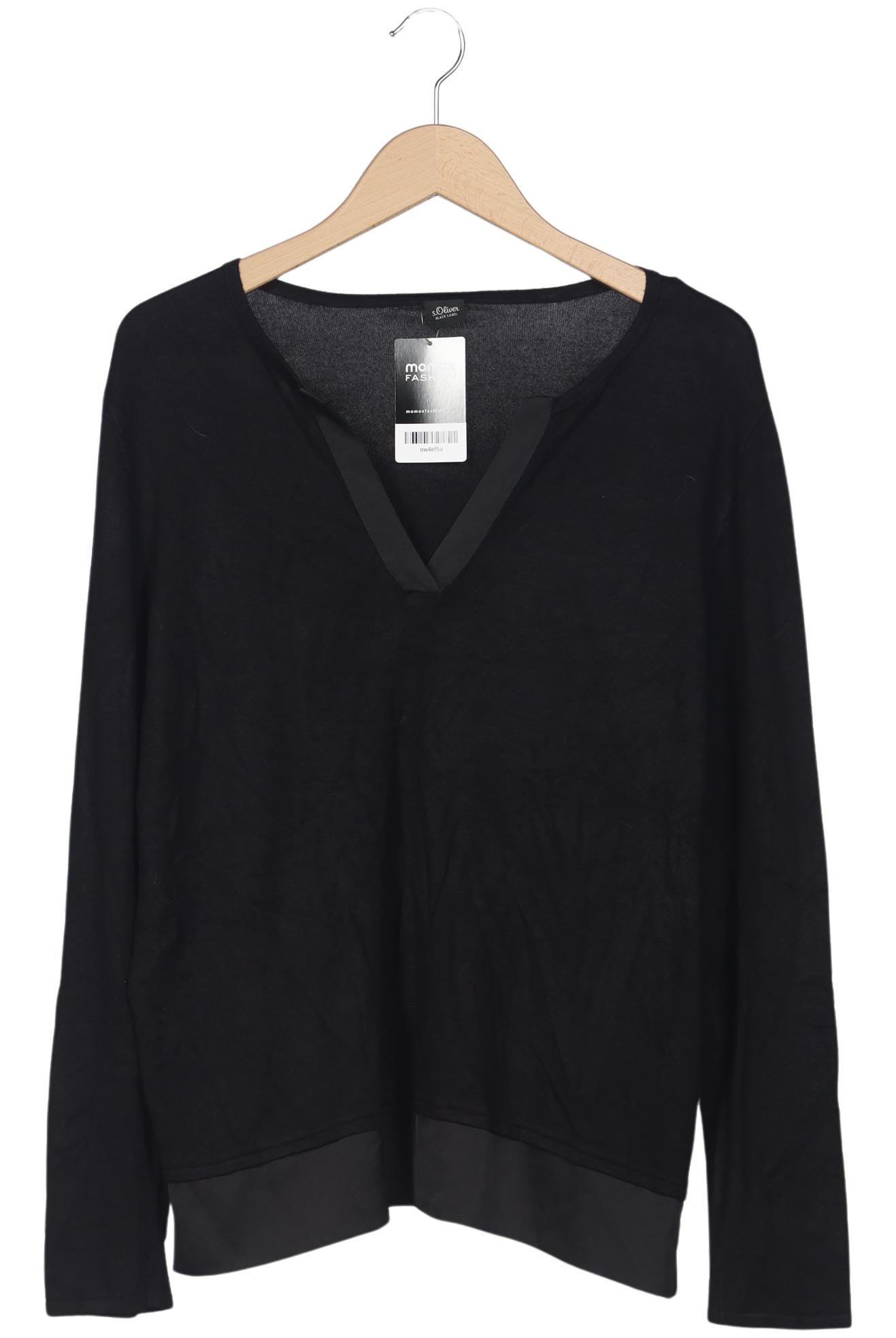 

s.Oliver Damen Pullover, schwarz, Gr. 42