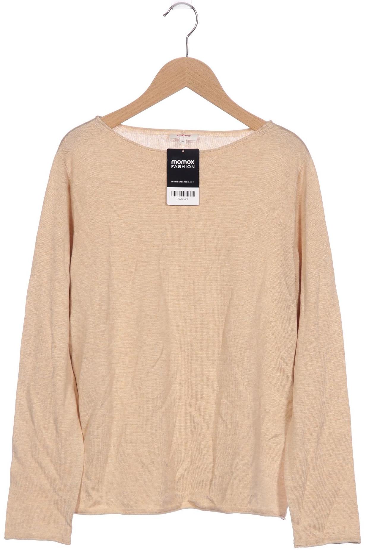 

s.Oliver Damen Pullover, beige, Gr. 38