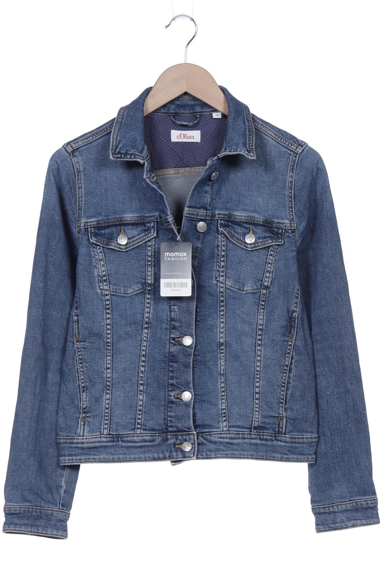 

s.Oliver Damen Jacke, blau, Gr. 38