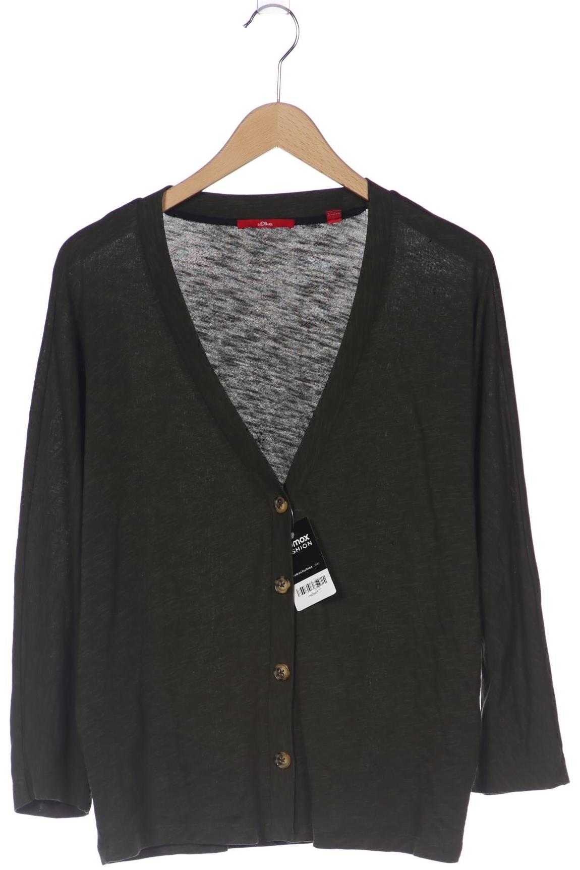 

s.Oliver Damen Strickjacke, grün, Gr. 44