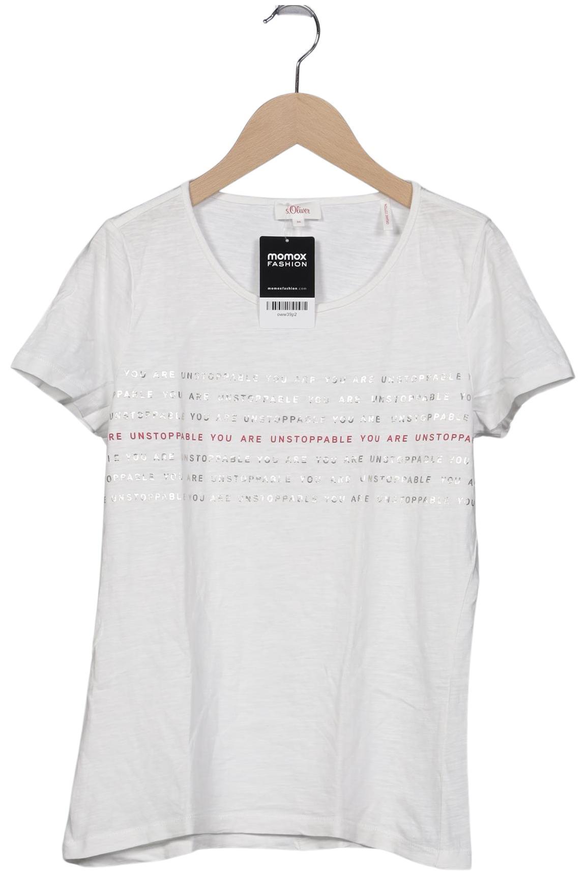 

s.Oliver Damen T-Shirt, weiß, Gr. 36