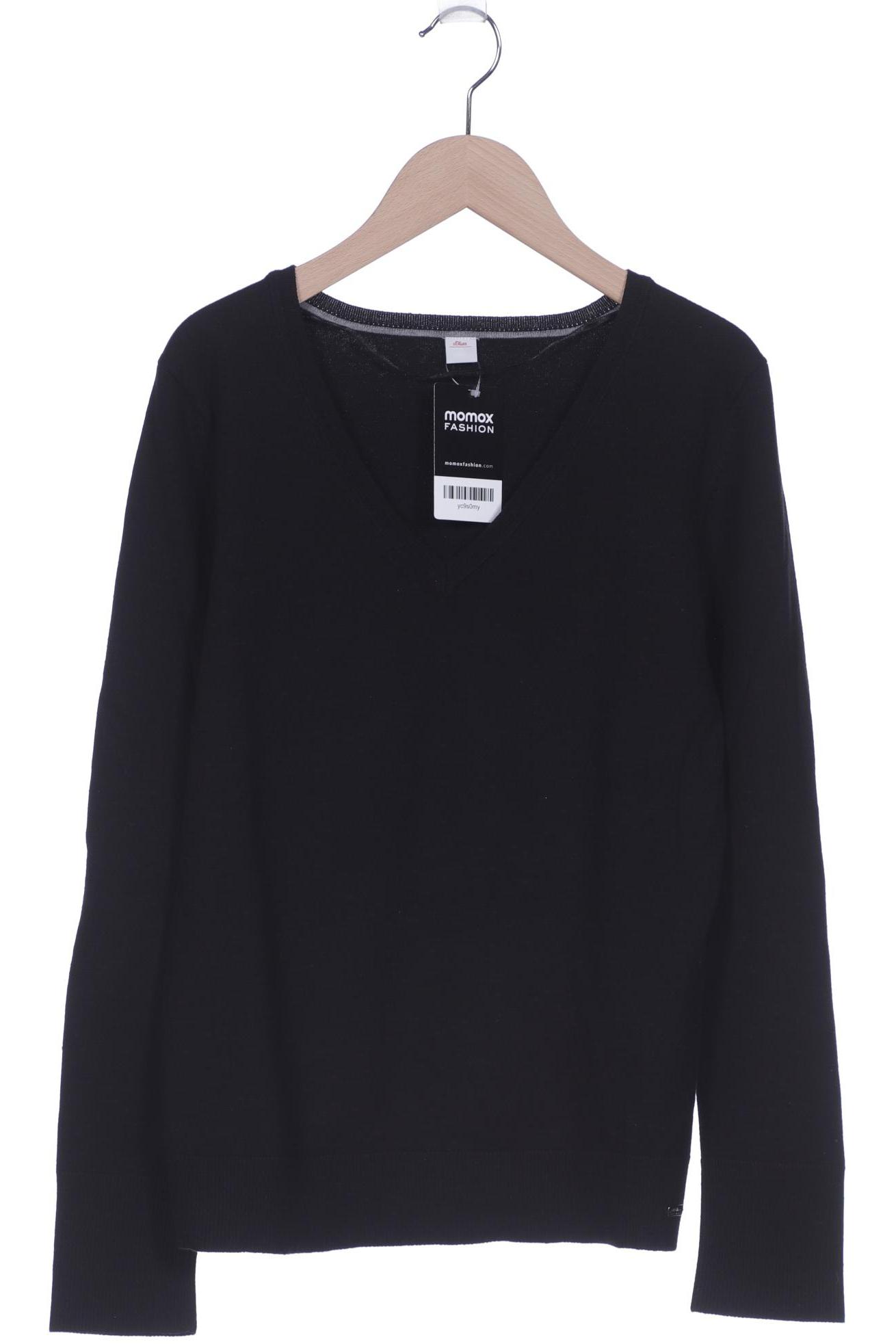 

s.Oliver Damen Pullover, schwarz, Gr. 40