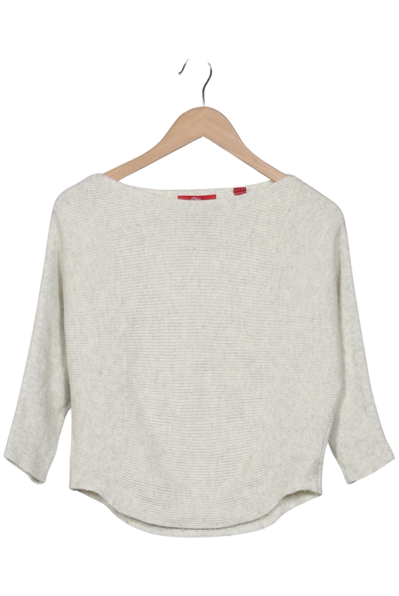 

s.Oliver Damen Pullover, cremeweiß, Gr. 34