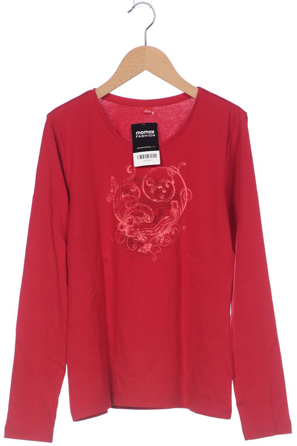 

s.Oliver Damen Langarmshirt, rot, Gr. 38