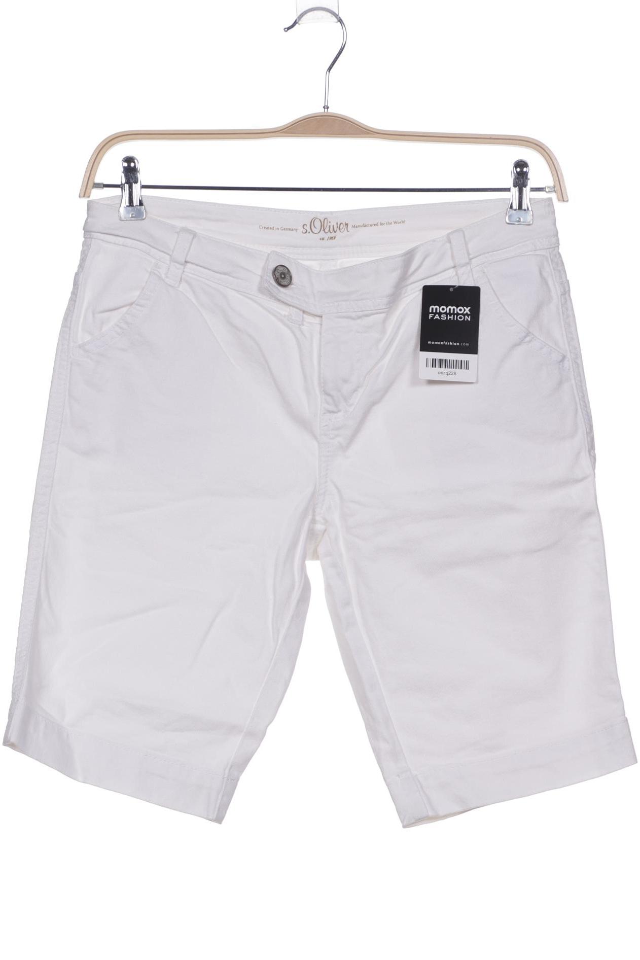 

s.Oliver Damen Shorts, weiß, Gr. 40
