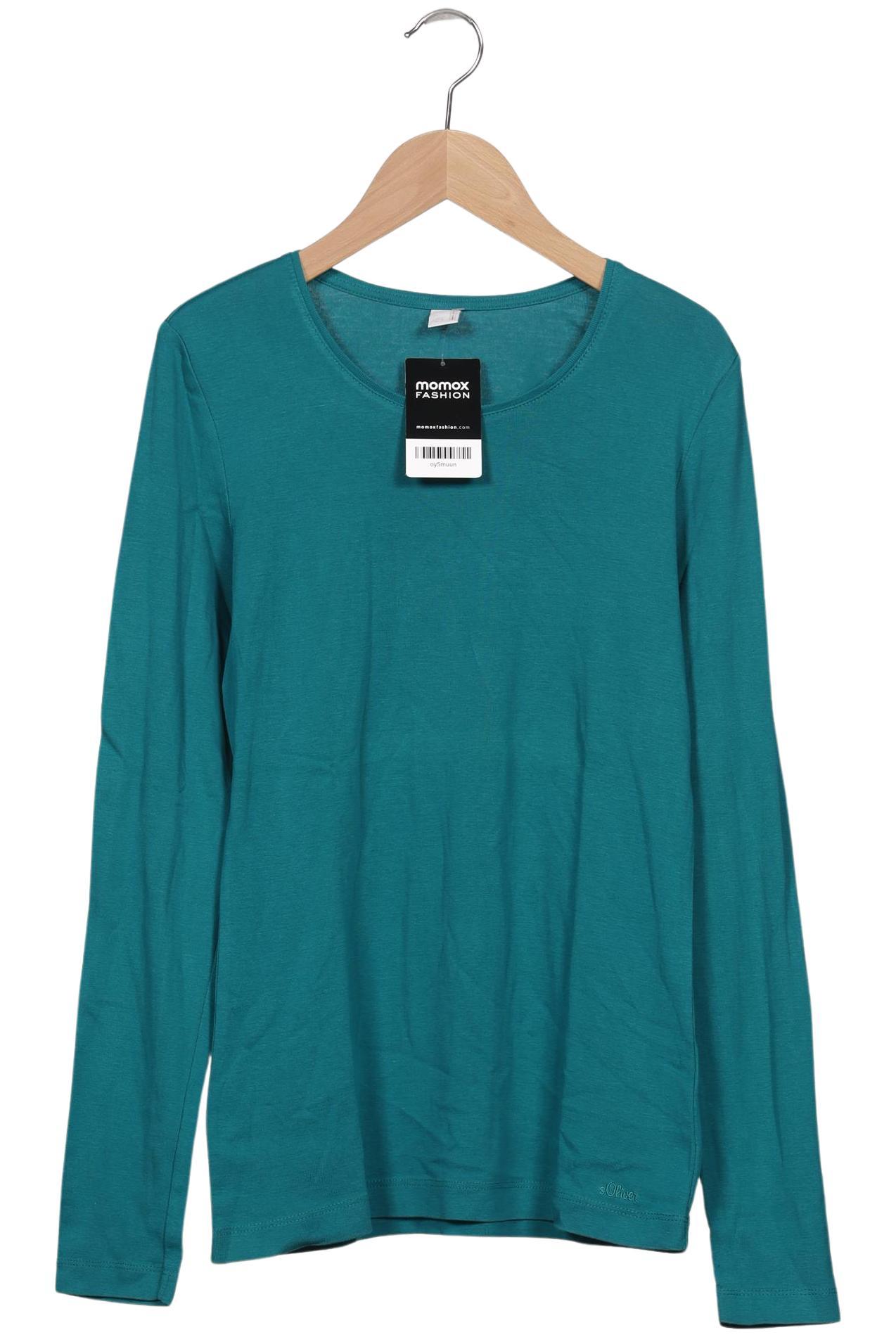 

s.Oliver Damen Langarmshirt, türkis, Gr. 40