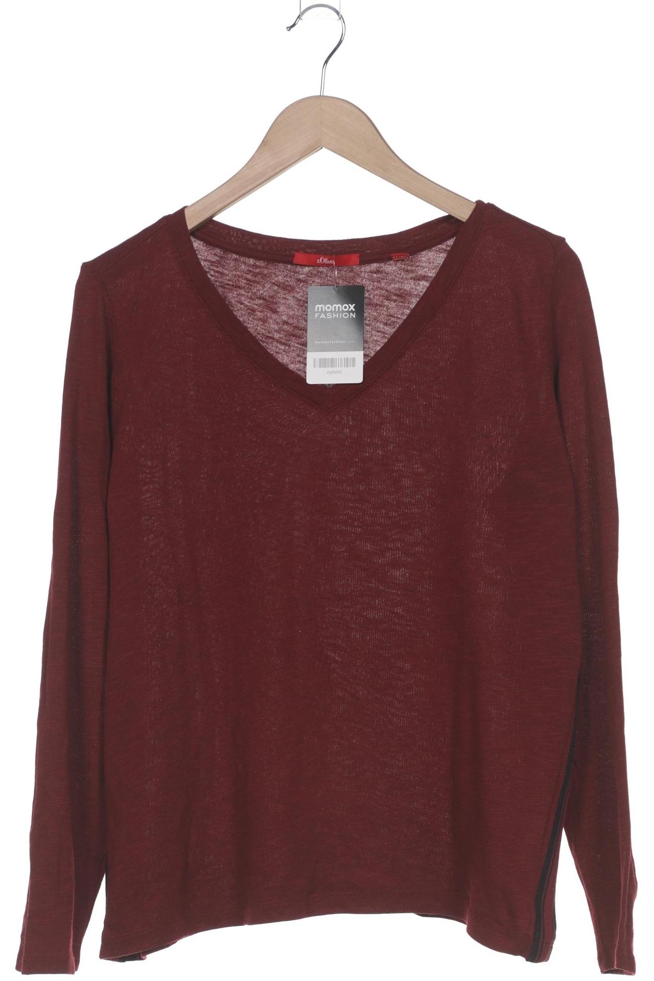 

s.Oliver Damen Langarmshirt, bordeaux, Gr. 40