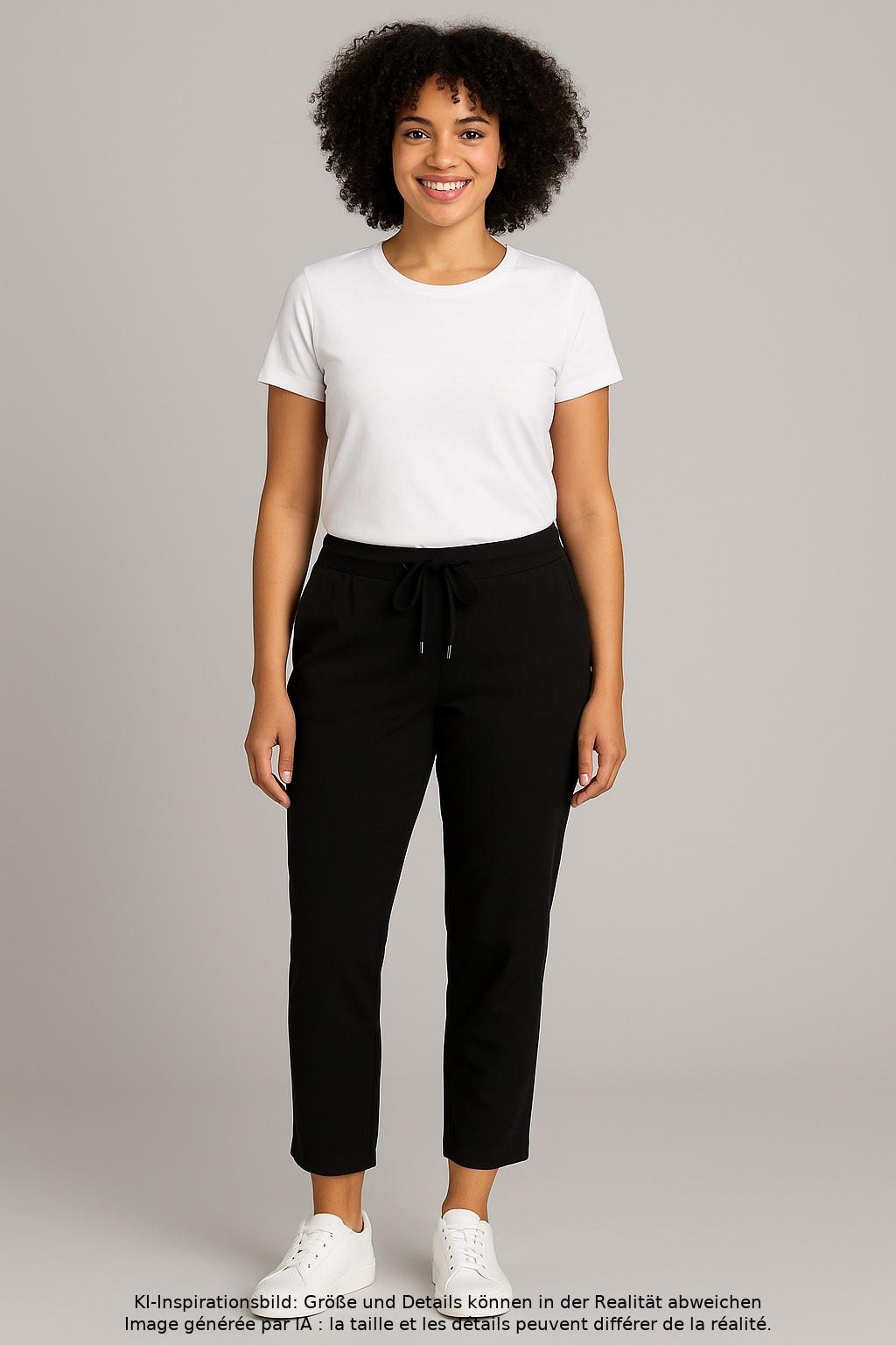 

s.Oliver Damen Stoffhose, schwarz, Gr. 42