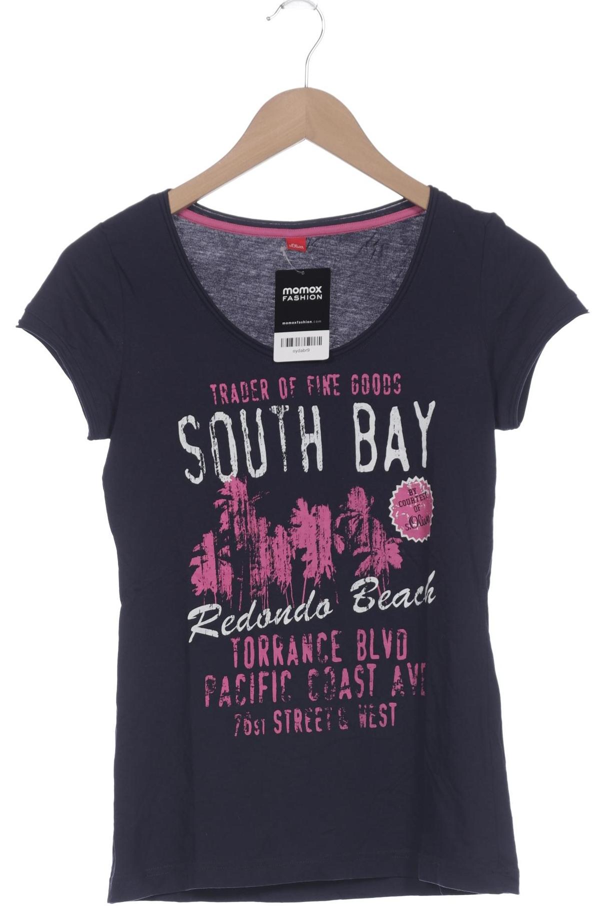 

s.Oliver Damen T-Shirt, marineblau, Gr. 36
