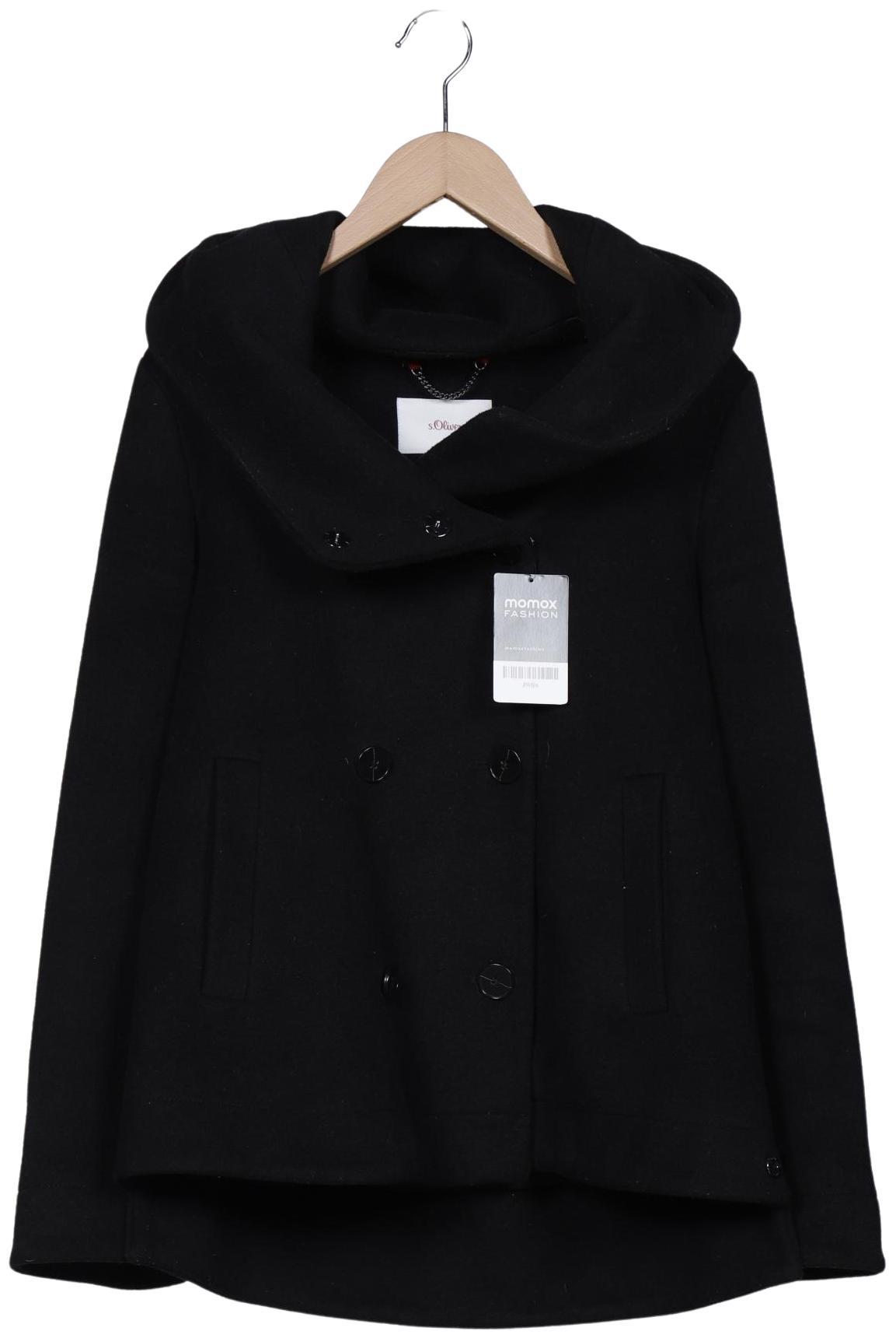 

s.Oliver Damen Jacke, schwarz, Gr. 36