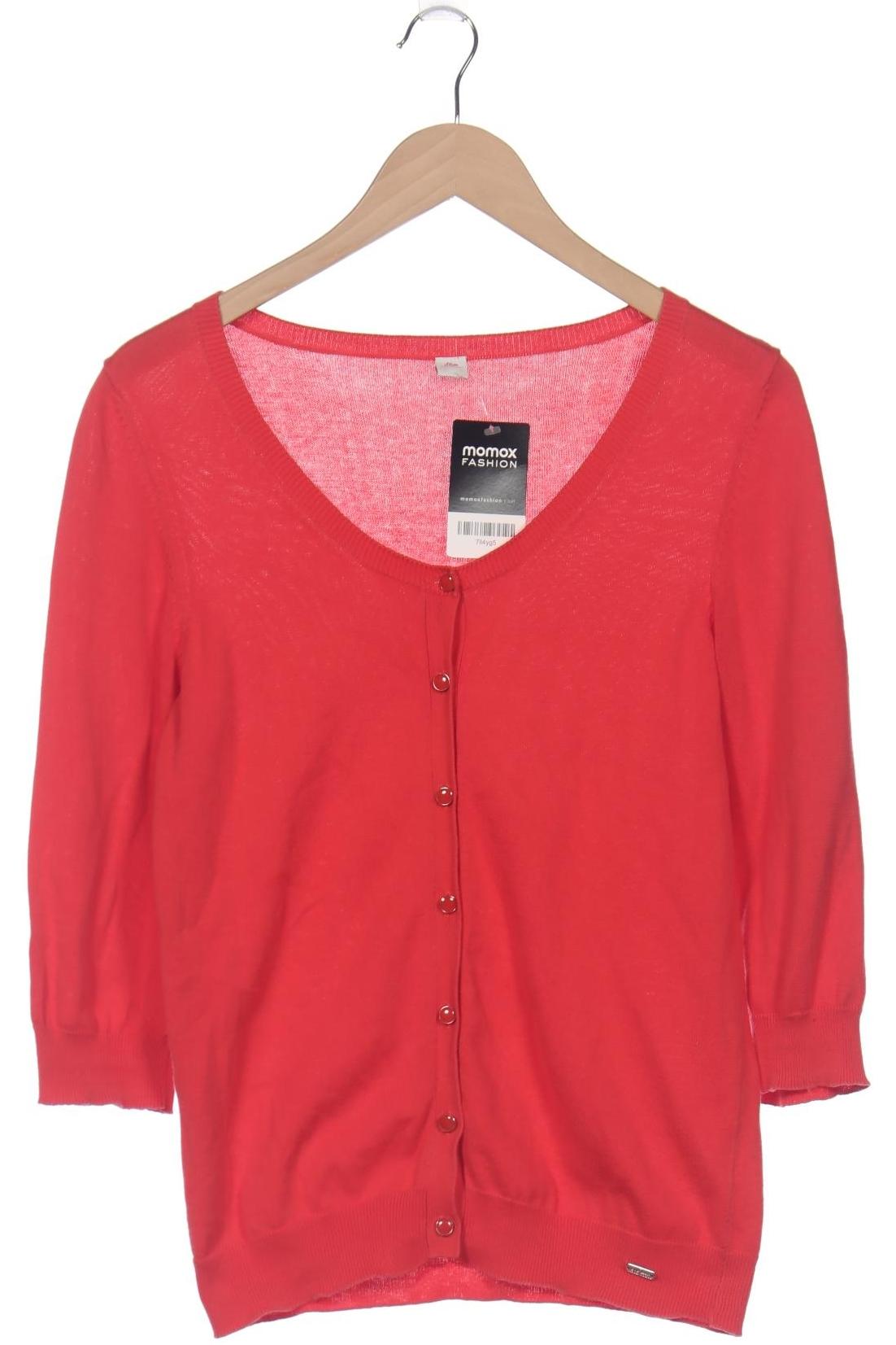 

s.Oliver Damen Strickjacke, rot, Gr. 40