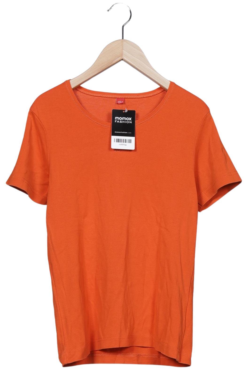 

s.Oliver Damen T-Shirt, orange, Gr. 42