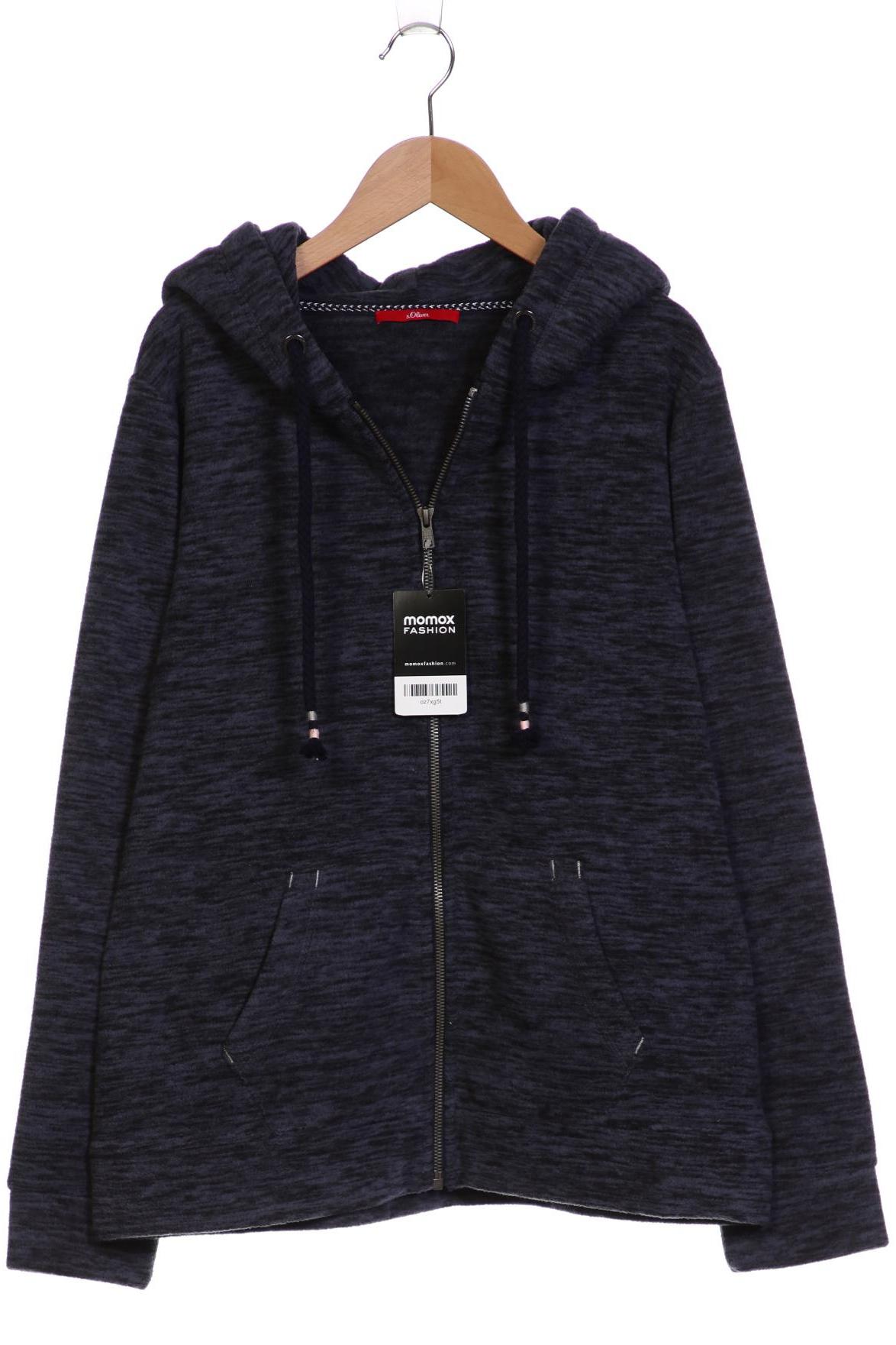 

s.Oliver Damen Kapuzenpullover, blau, Gr. 40