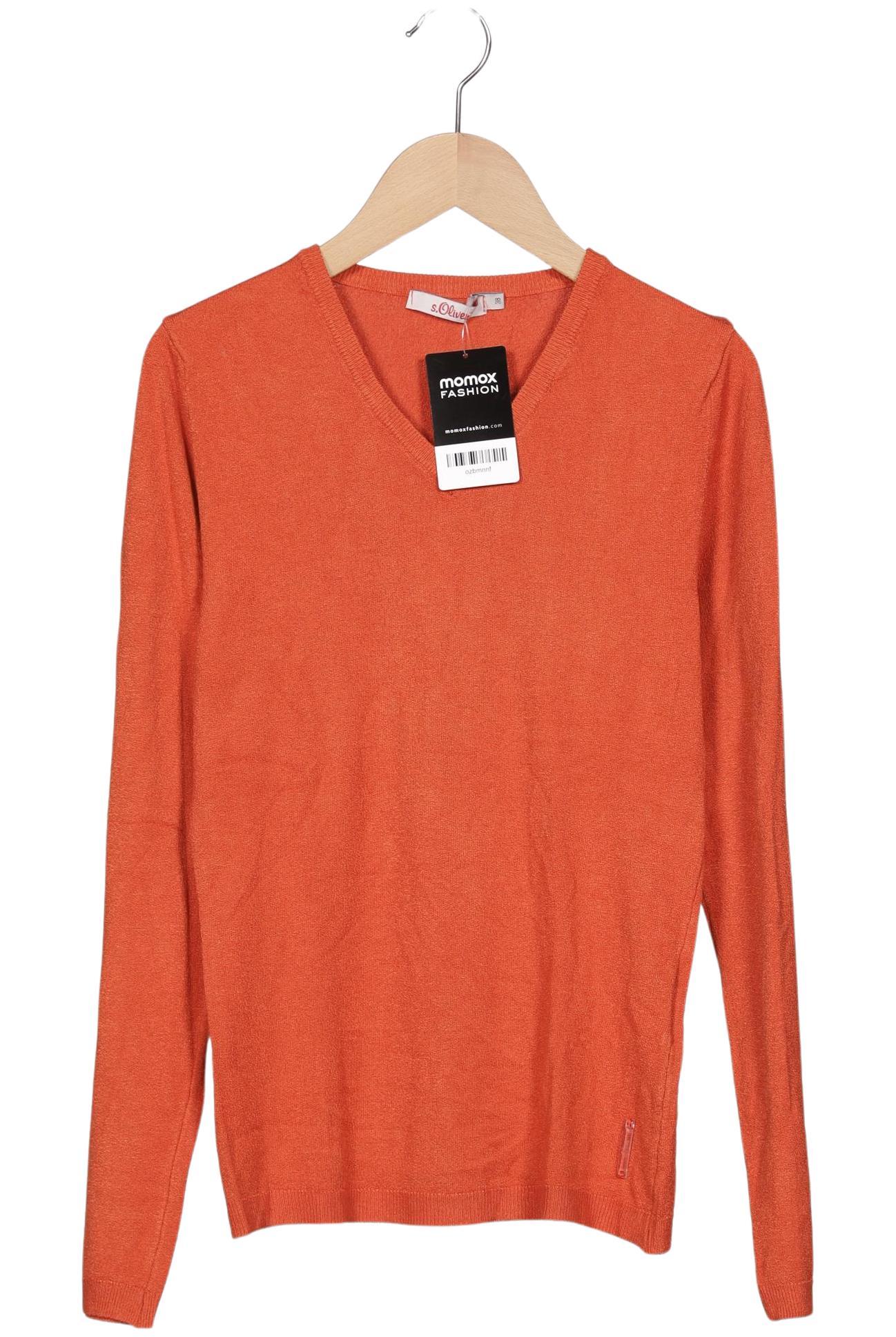 

s.Oliver Damen Pullover, orange, Gr. 38