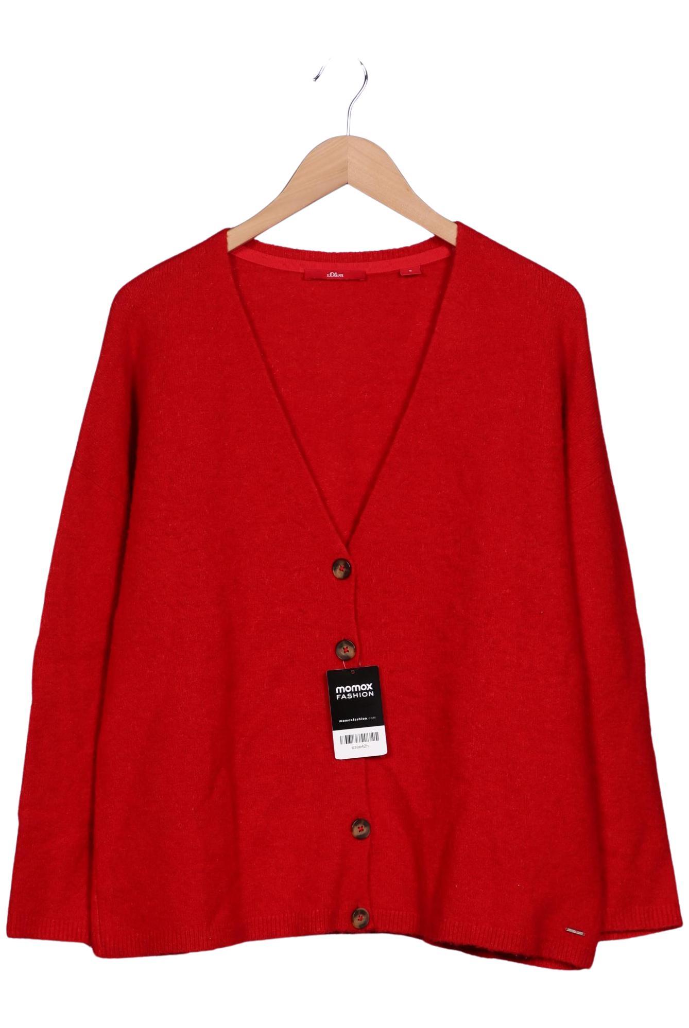 

s.Oliver Damen Strickjacke, rot, Gr. 36