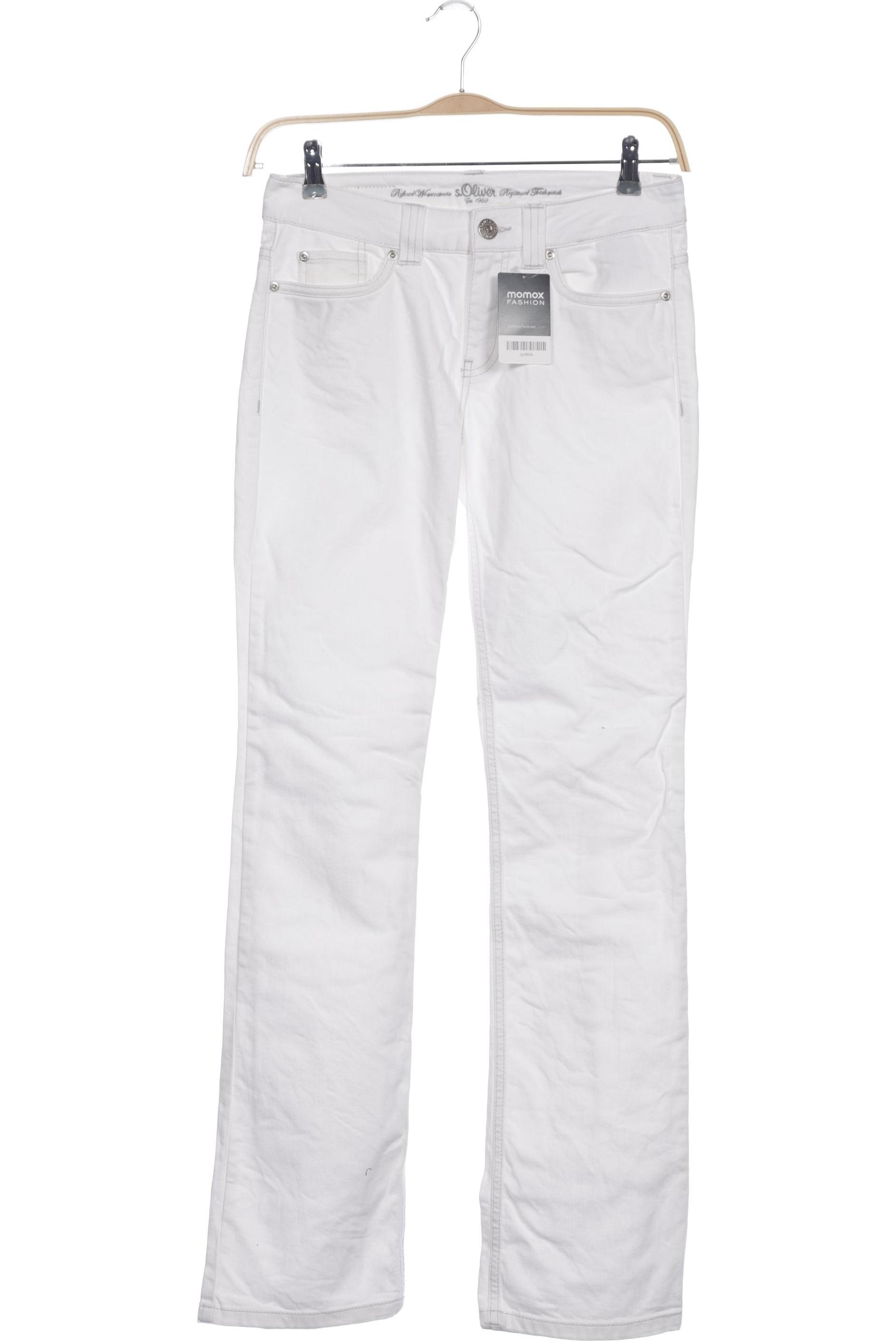 

s.Oliver Damen Jeans, weiß, Gr. 38