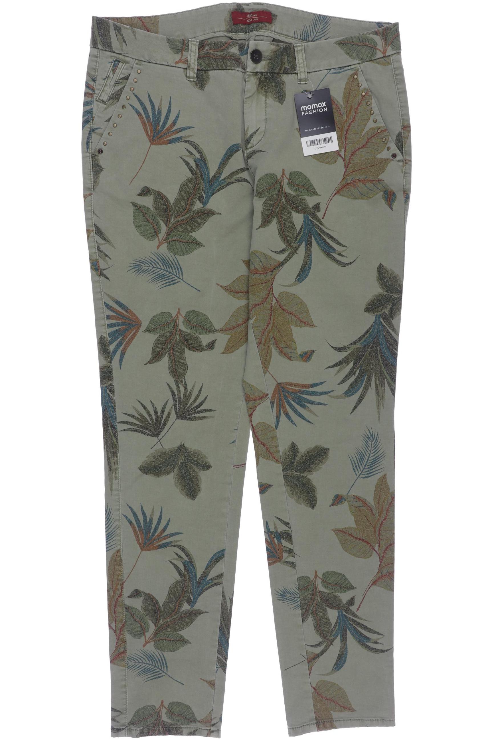 

s.Oliver Damen Stoffhose, grün, Gr. 32