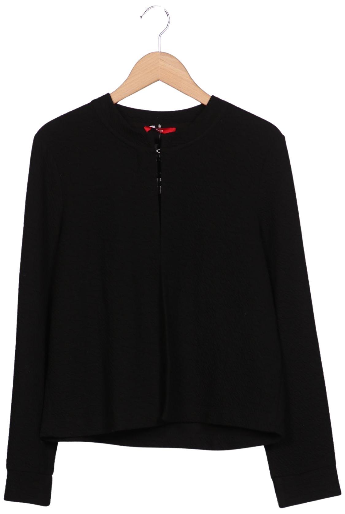 

s.Oliver Damen Strickjacke, schwarz, Gr. 40