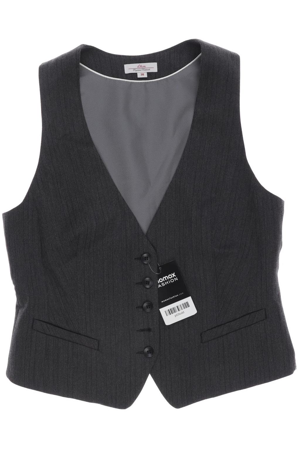 

s.Oliver Damen Weste, grau, Gr. 38