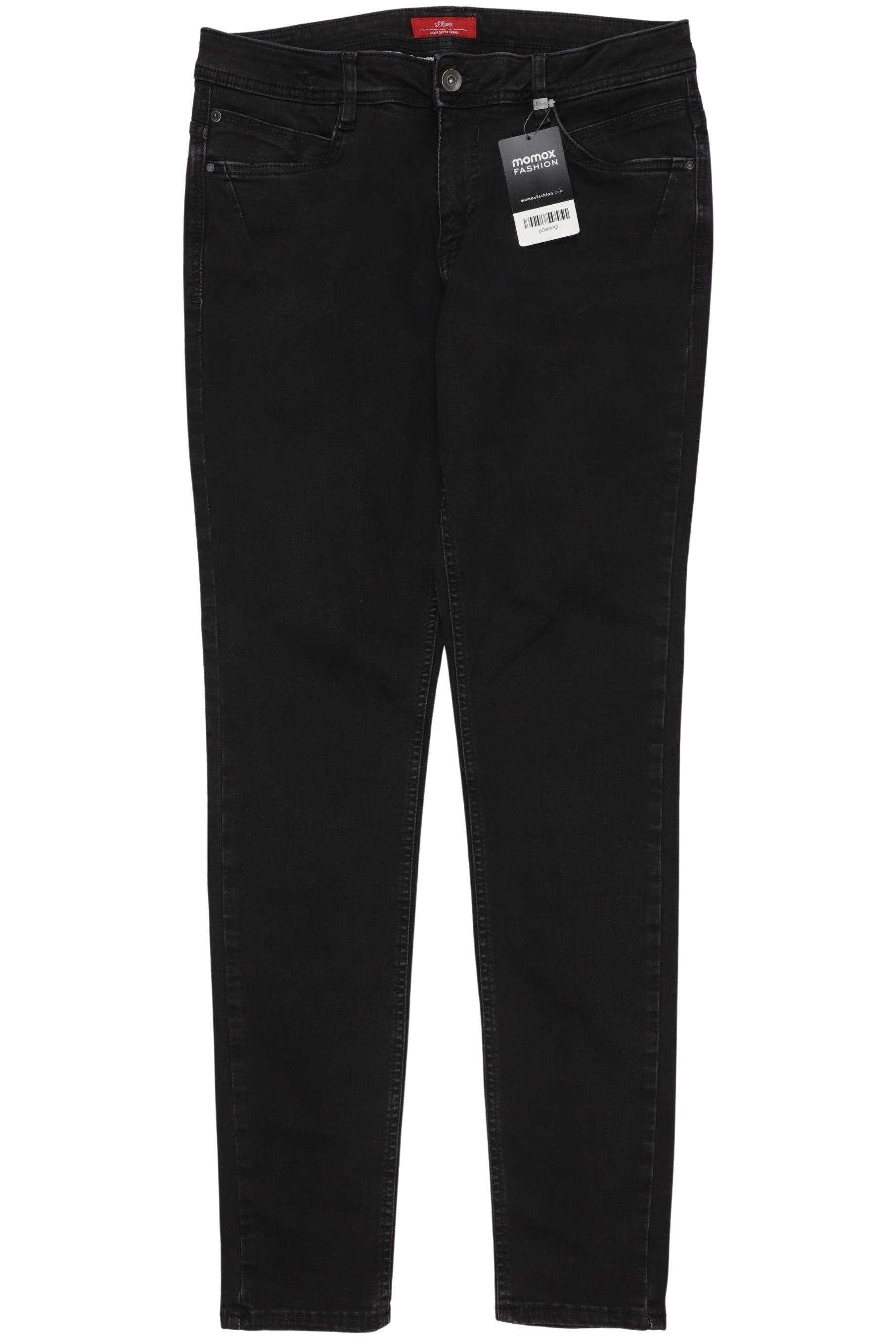 

s.Oliver Damen Jeans, schwarz, Gr. 42