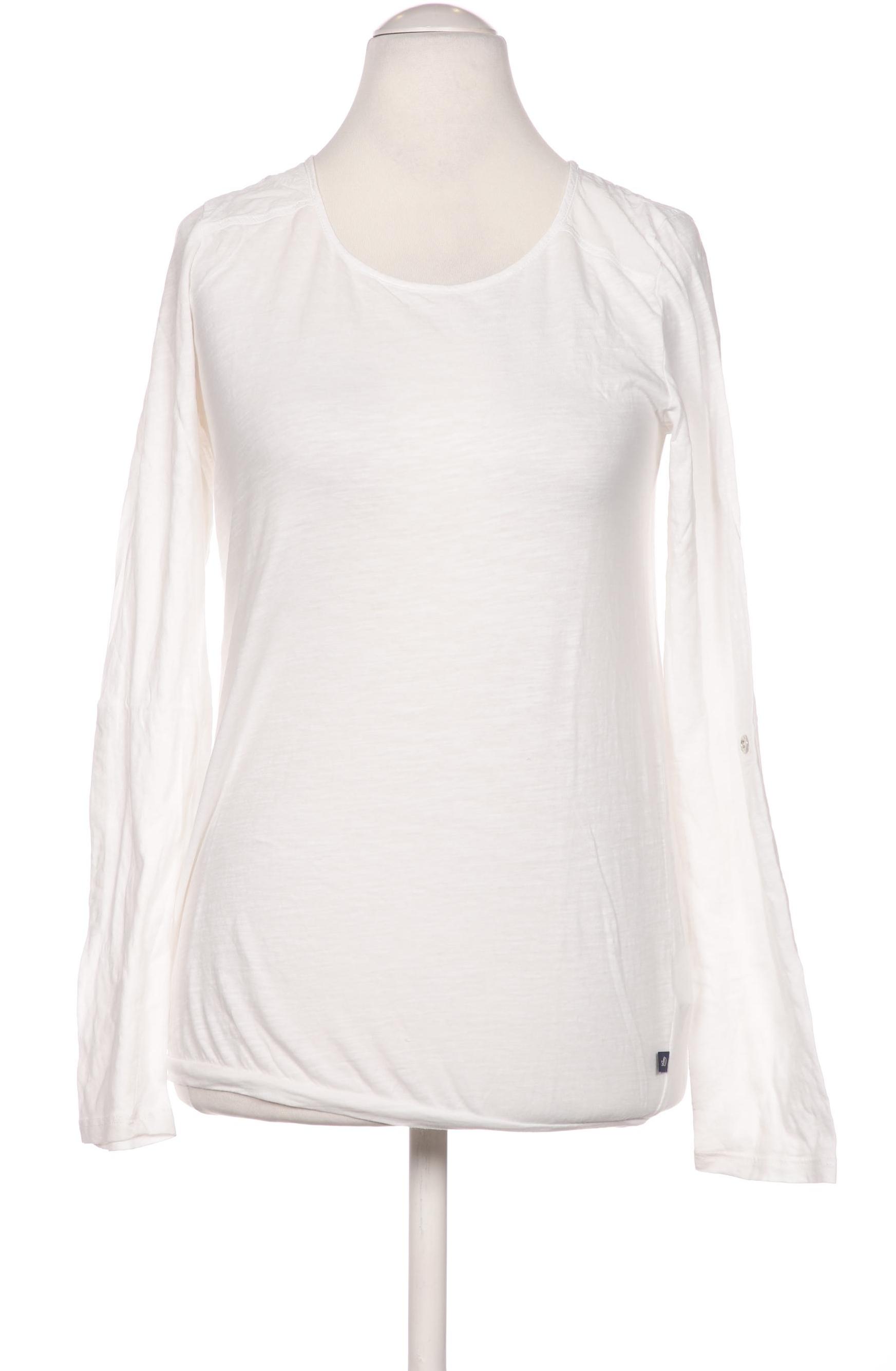 

s.Oliver Damen Langarmshirt, weiß, Gr. 36