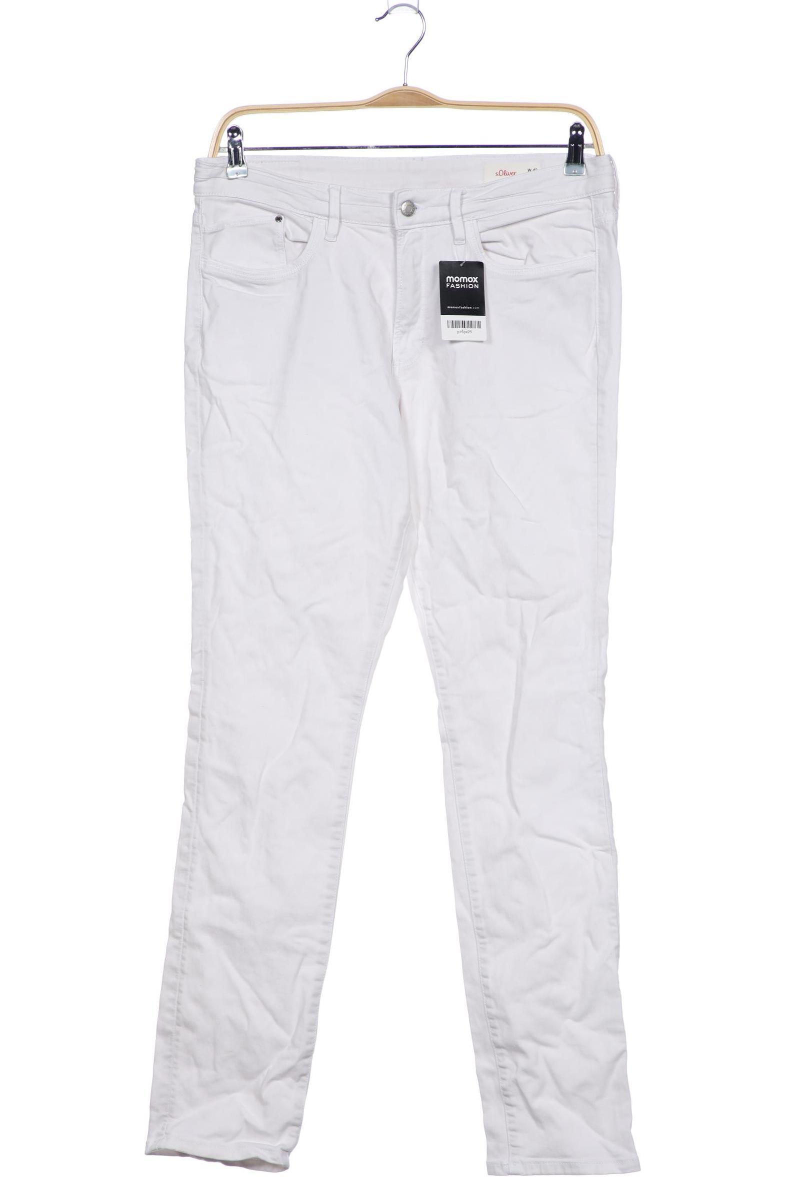 

s.Oliver Damen Jeans, weiß, Gr. 42