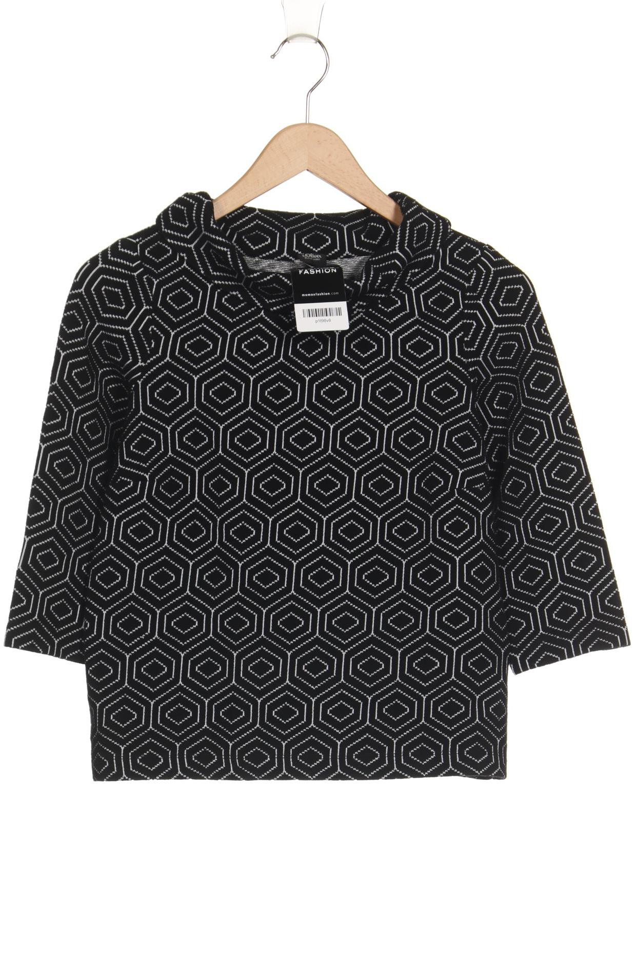 

s.Oliver Damen Sweatshirt, schwarz, Gr. 34