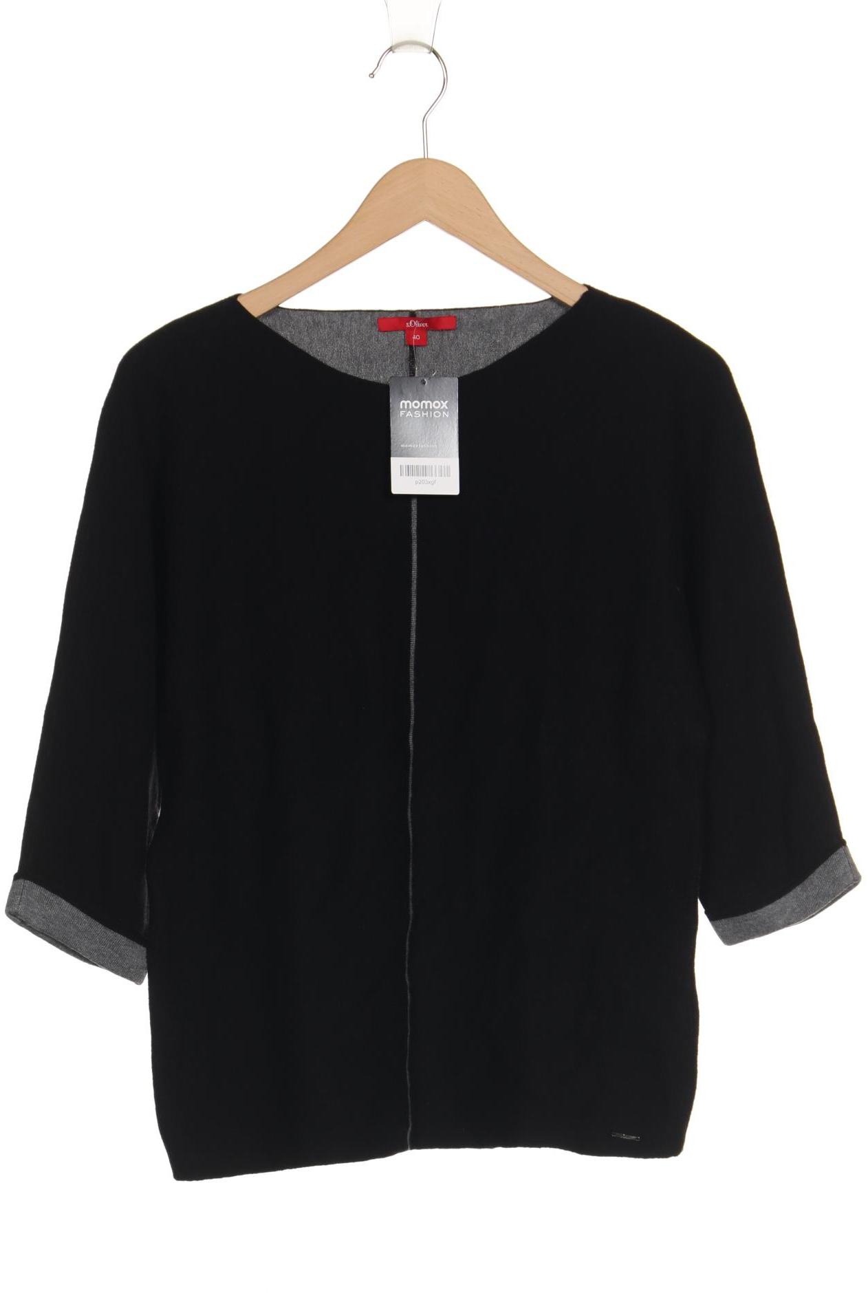 

s.Oliver Damen Pullover, schwarz, Gr. 40