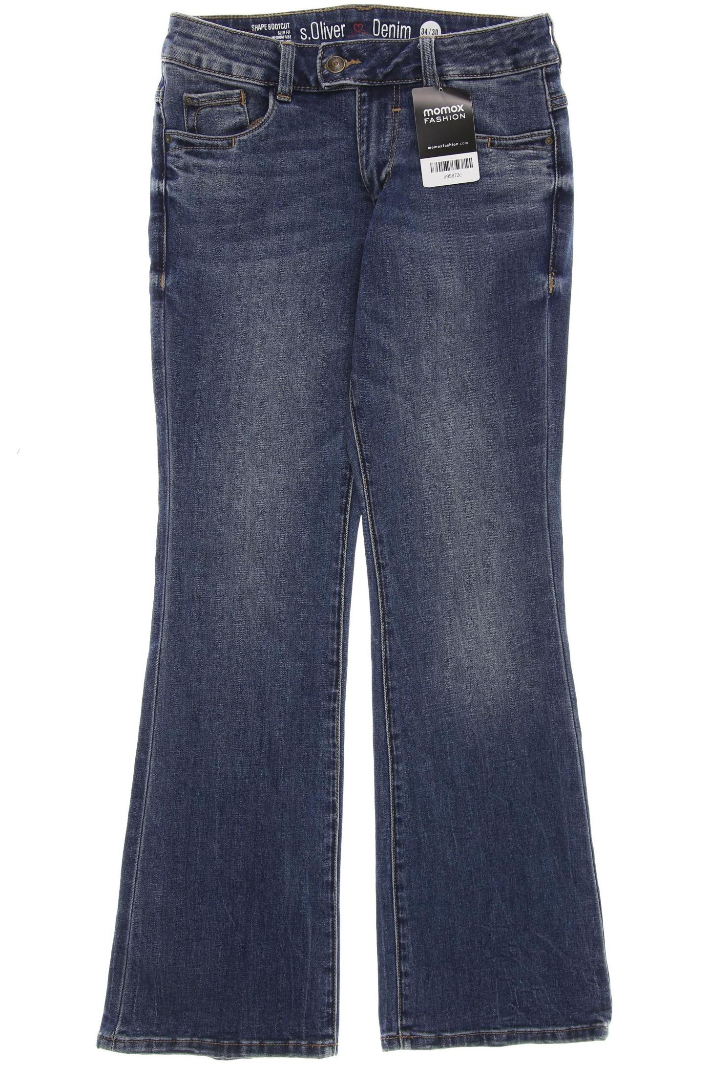 

s.Oliver Damen Jeans, blau