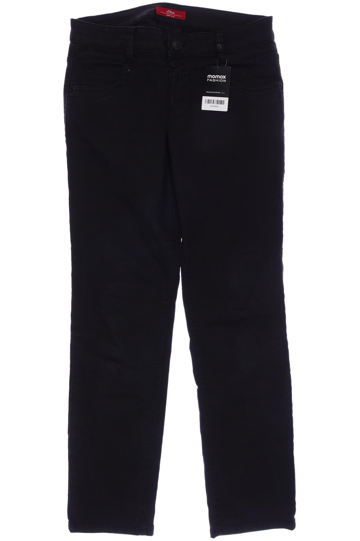 

s.Oliver Damen Jeans, schwarz