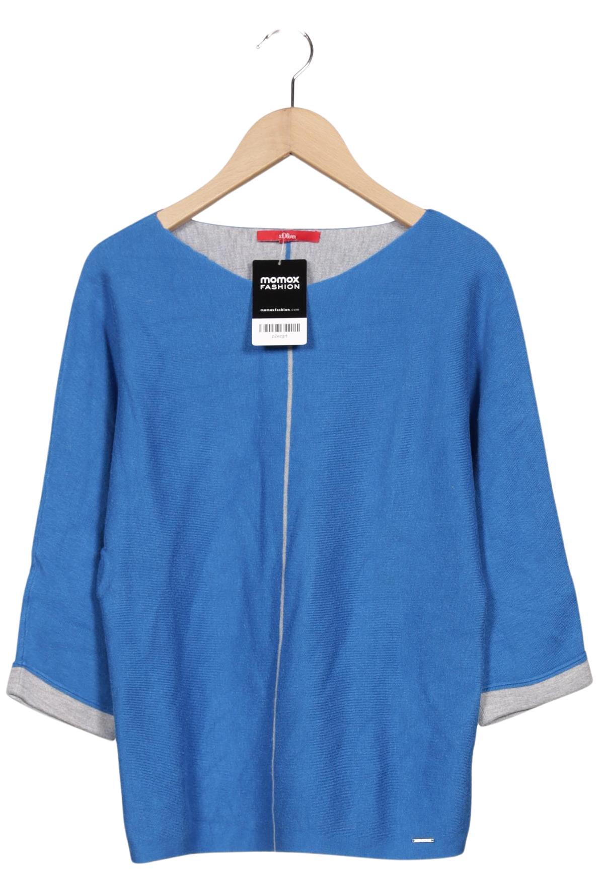 

s.Oliver Damen Pullover, blau, Gr. 36