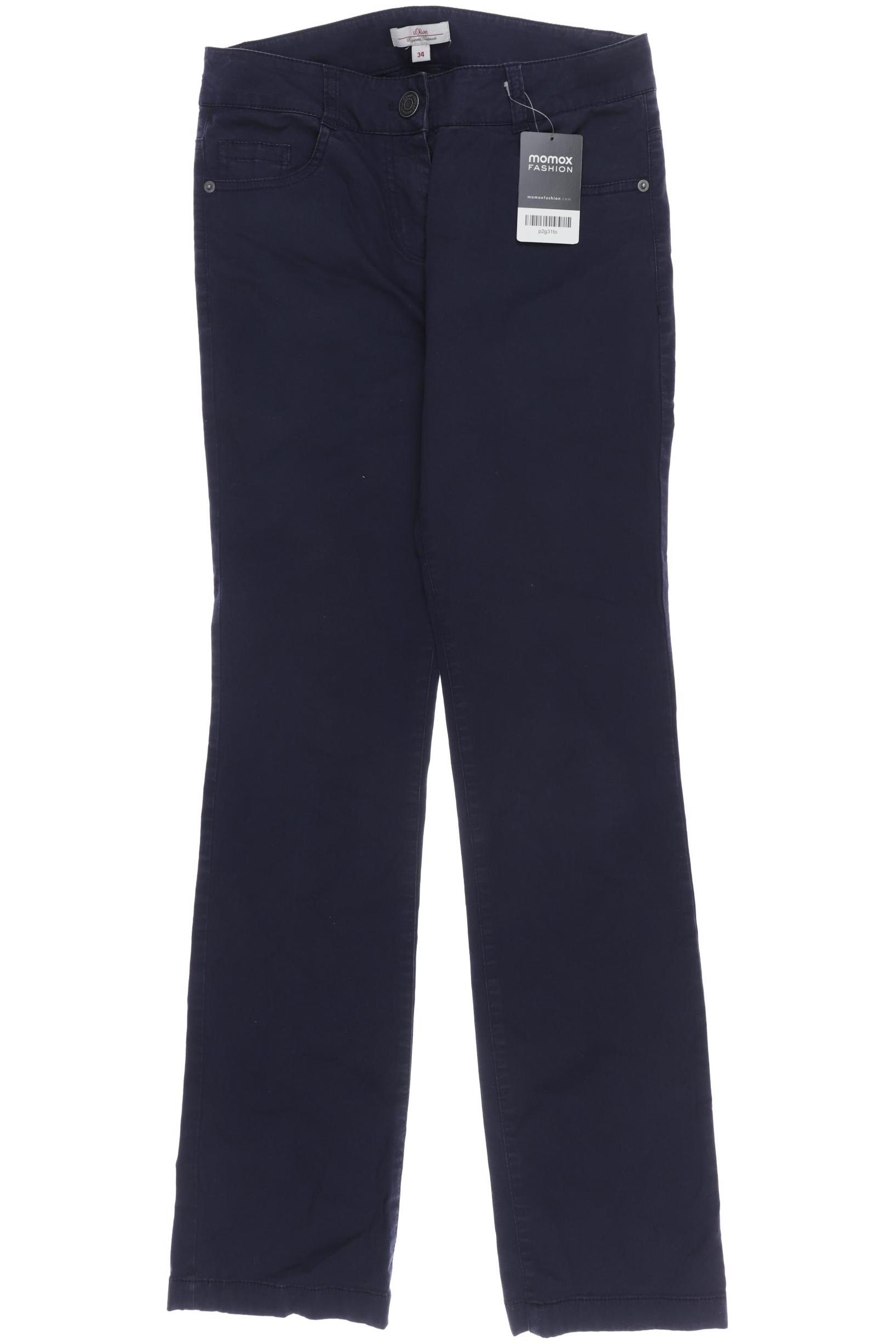 

s.Oliver Damen Stoffhose, blau, Gr. 34
