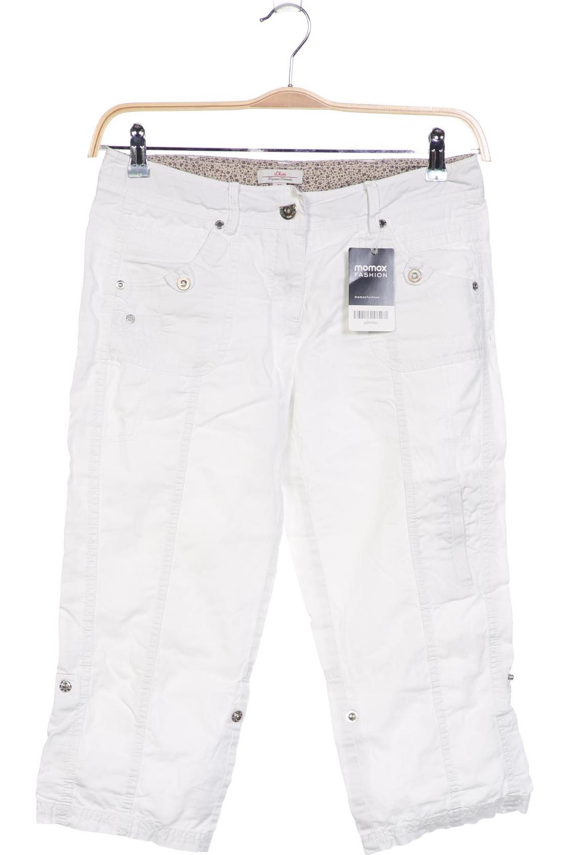 

s.Oliver Damen Shorts, weiß, Gr. 36