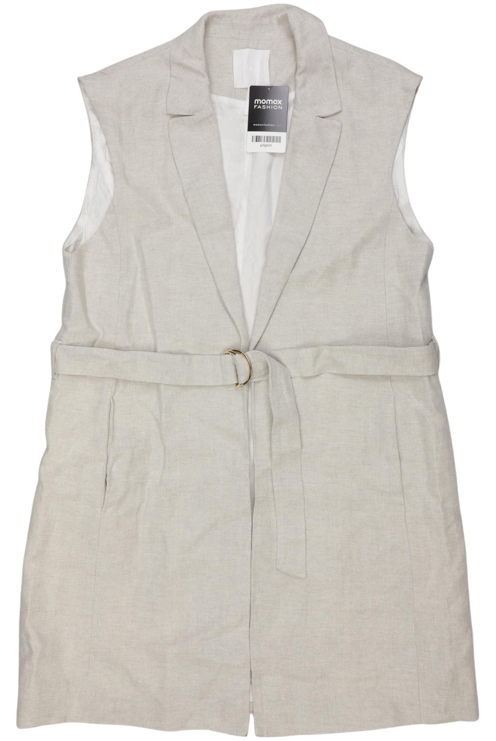 

s.Oliver Damen Weste, beige, Gr. 38