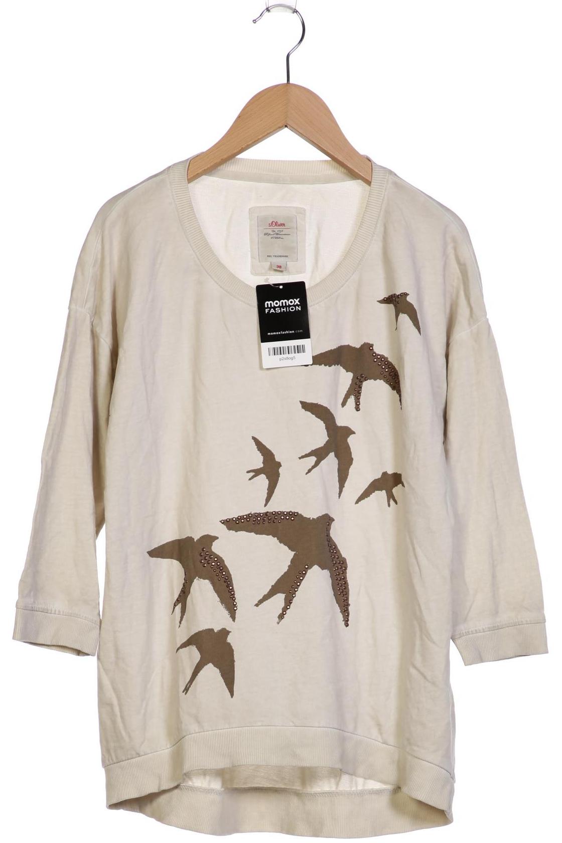 

s.Oliver Damen Sweatshirt, beige, Gr. 38