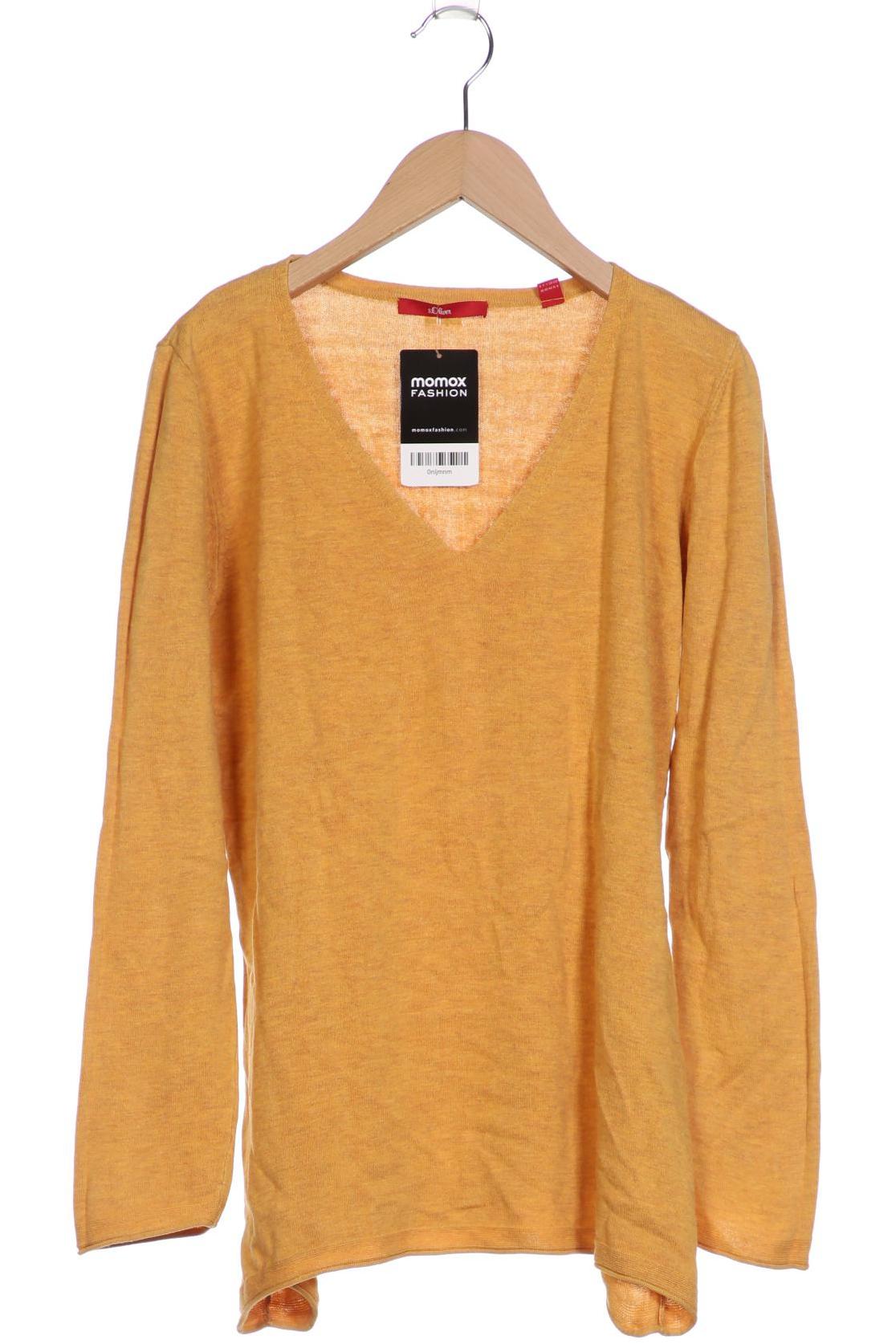 

s.Oliver Damen Pullover, gelb, Gr. 38