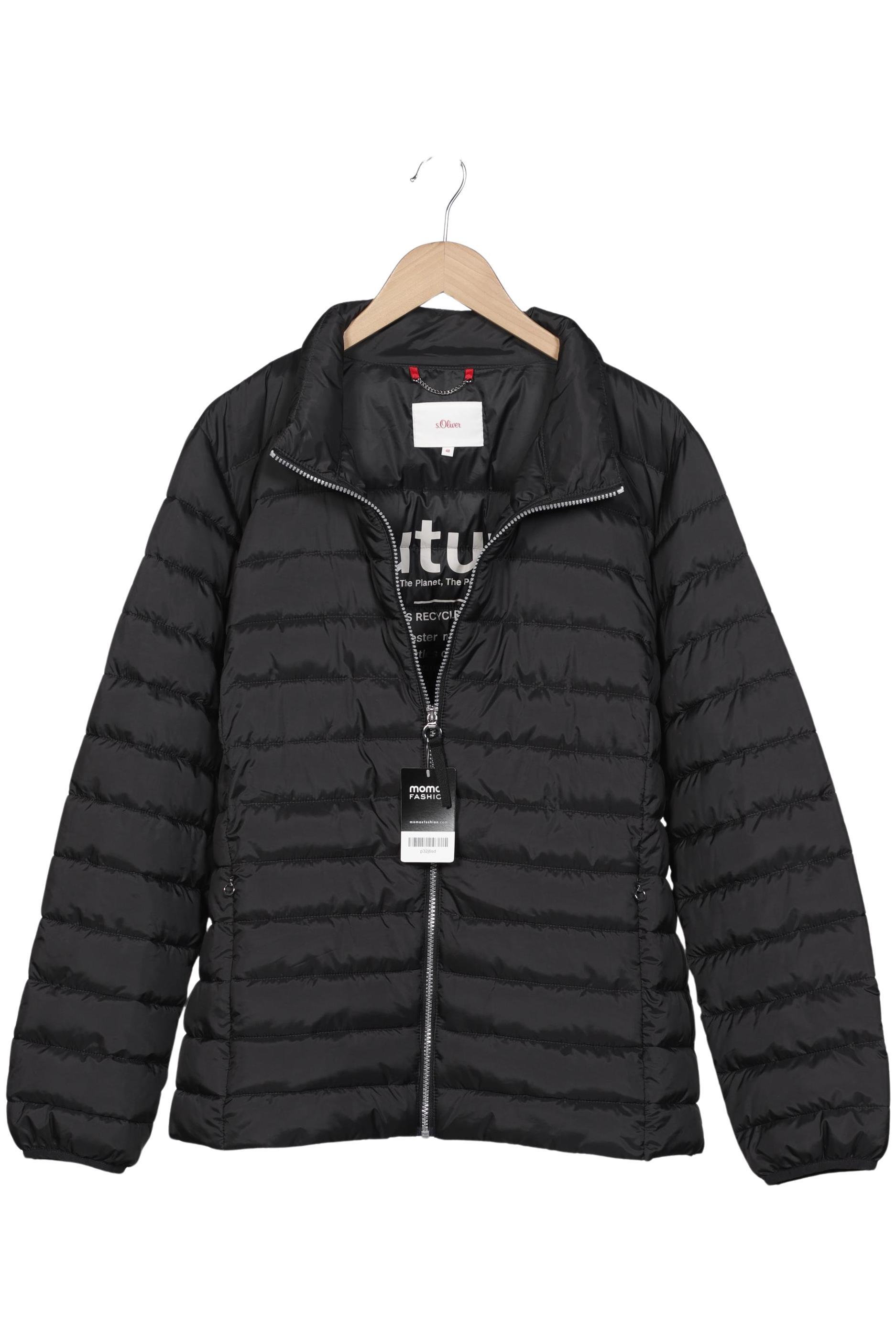 

s.Oliver Damen Jacke, schwarz, Gr. 48