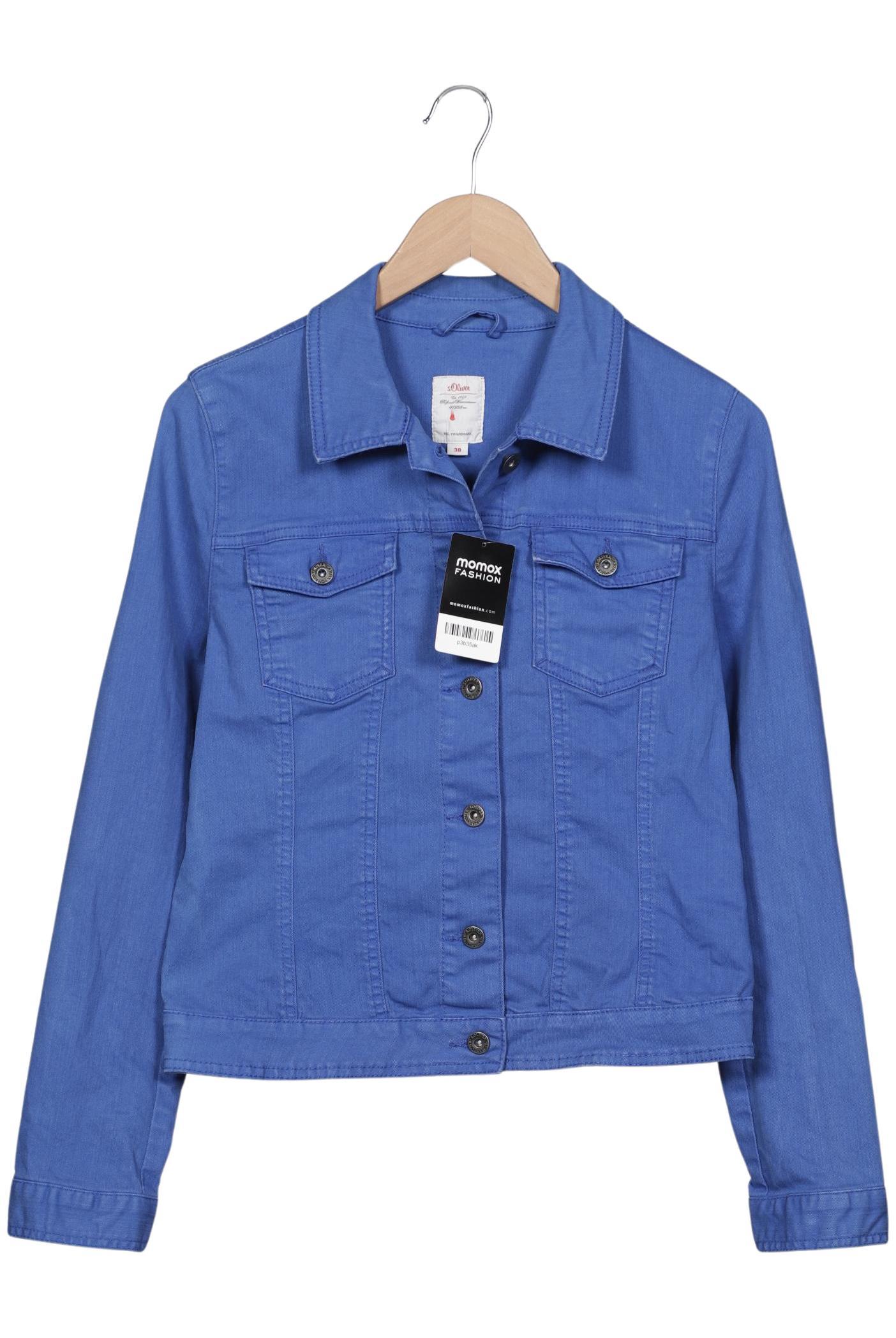 

s.Oliver Damen Jacke, blau, Gr. 38