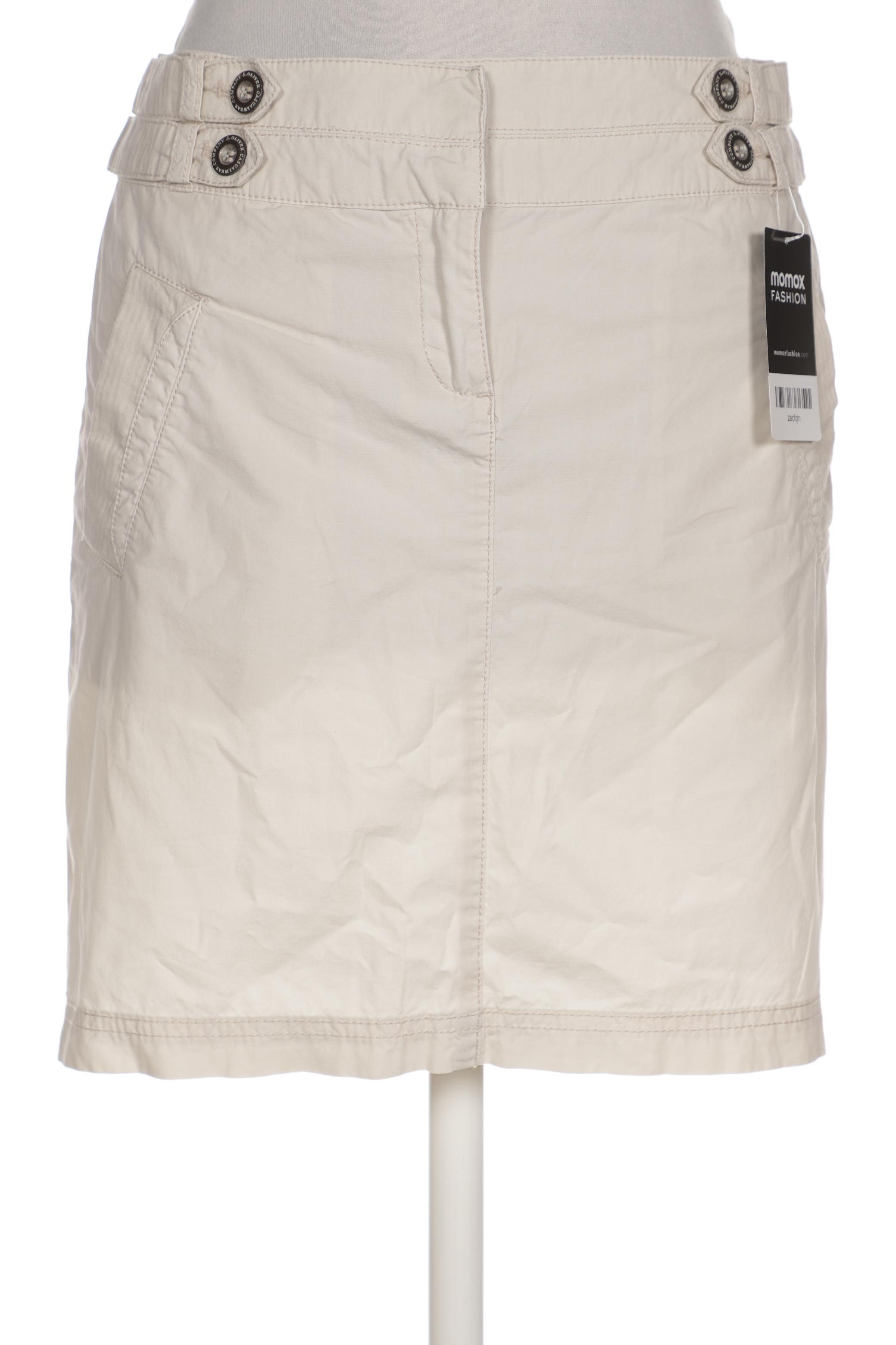 

s.Oliver Damen Rock, cremeweiß, Gr. 36