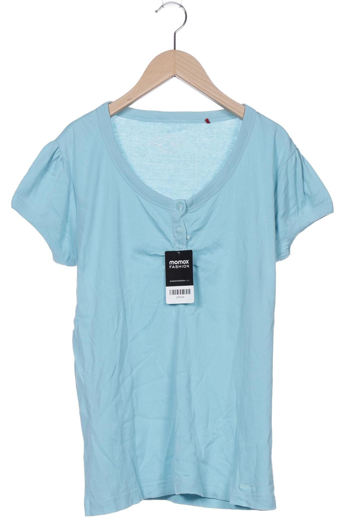 

s.Oliver Damen T-Shirt, türkis, Gr. 44