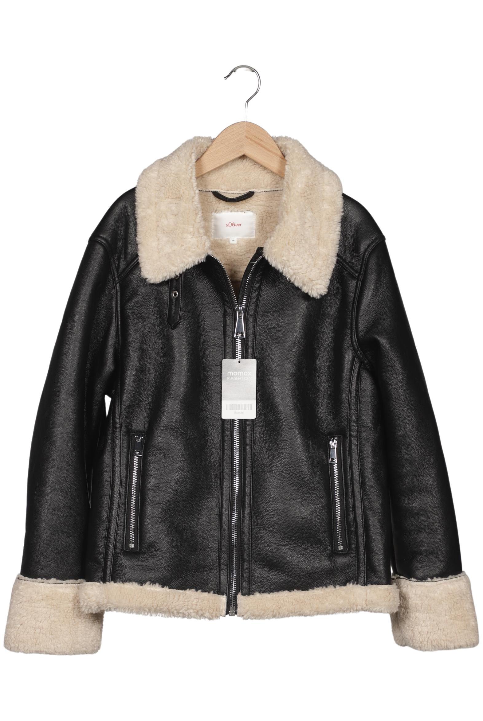 

s.Oliver Damen Jacke, schwarz, Gr. 38