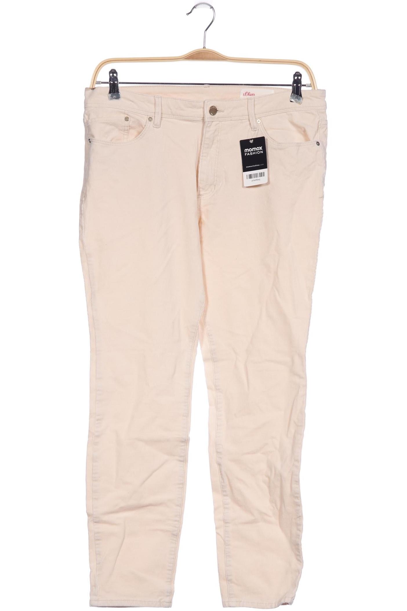 

s.Oliver Damen Stoffhose, cremeweiß, Gr. 42