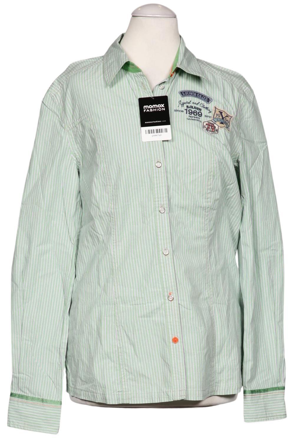 

s.Oliver Damen Bluse, hellgrün, Gr. 36