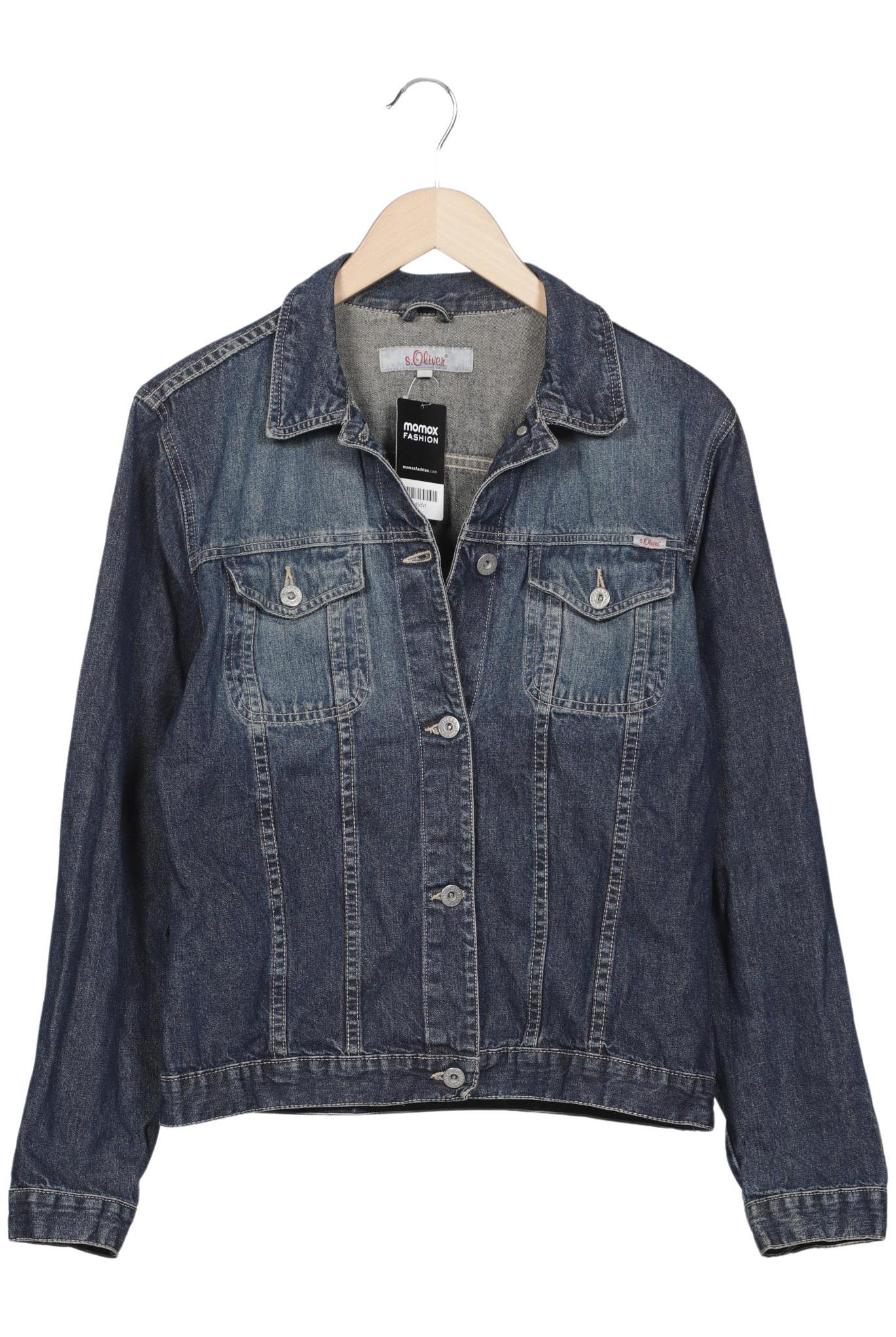 

s.Oliver Damen Jacke, blau, Gr. 42