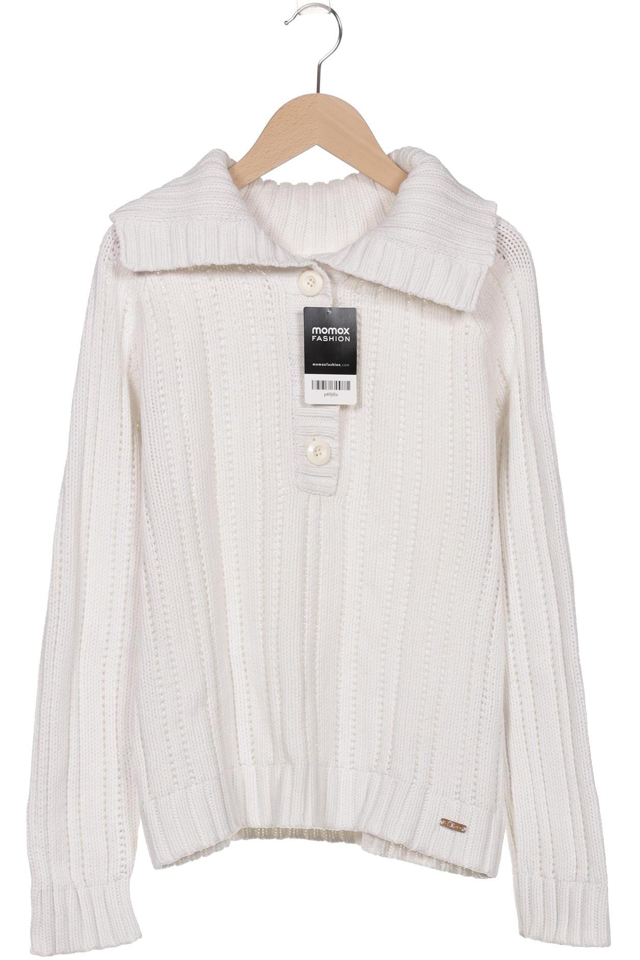 

s.Oliver Damen Pullover, weiß, Gr. 40