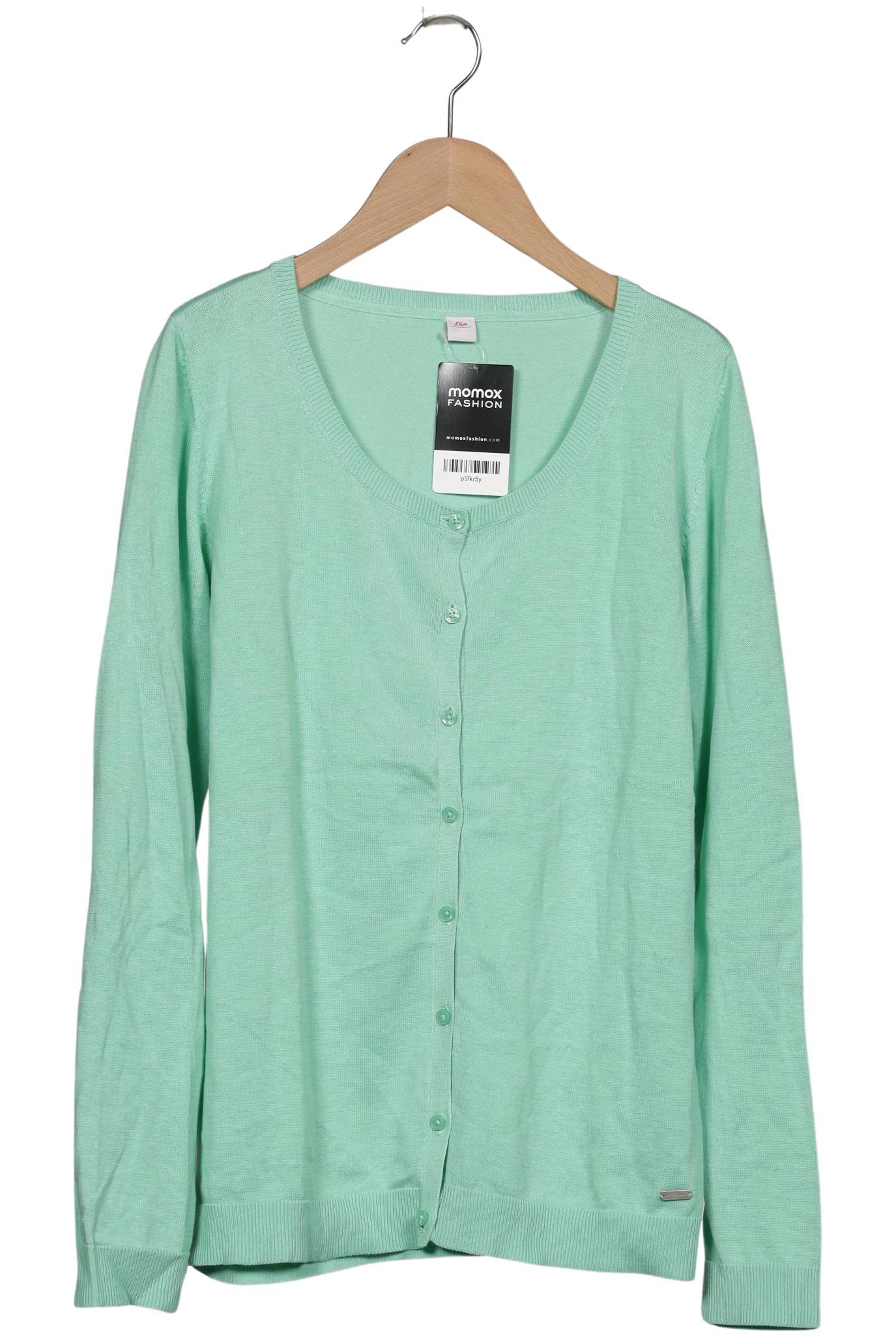 

s.Oliver Damen Strickjacke, hellgrün, Gr. 42